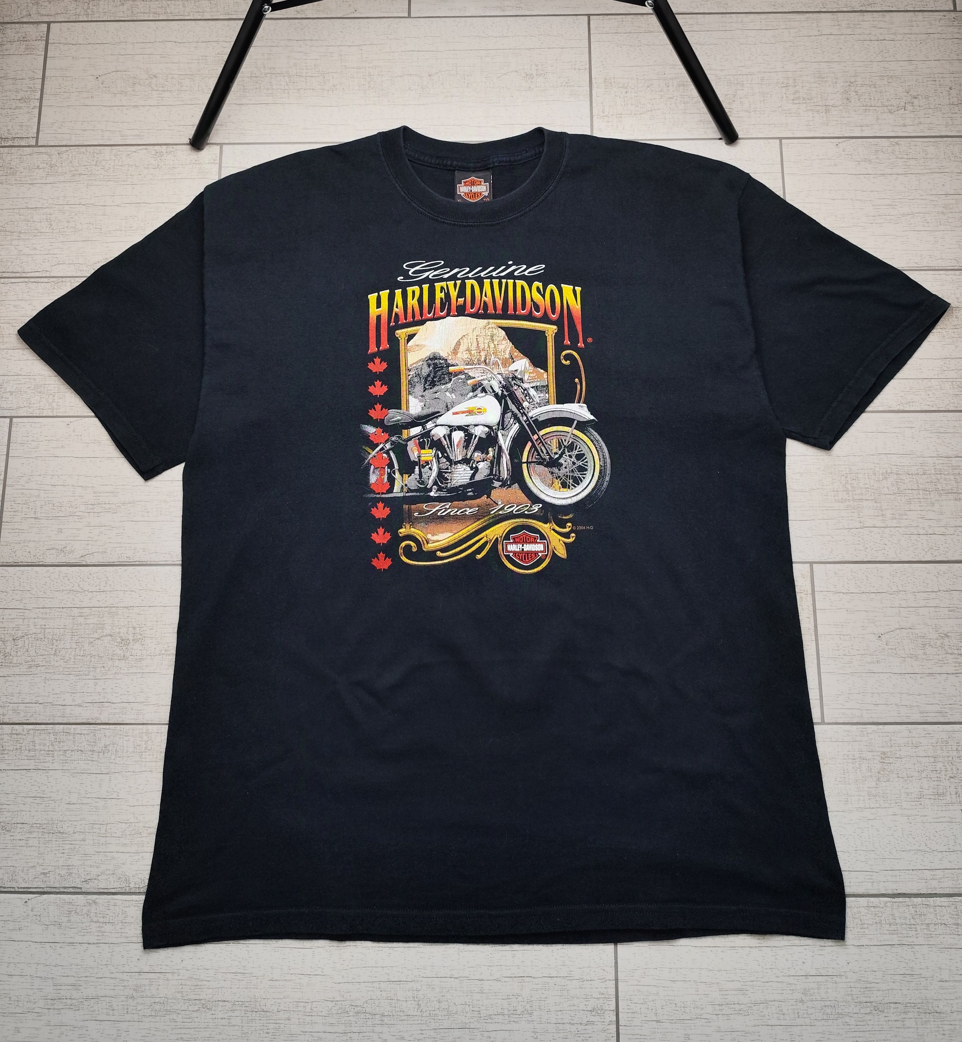 Harley Davidson × Vintage Vintage streetwear racing Harley Davidson T Shirt Size US XL / EU 56 / 4 - 1 Thumbnail