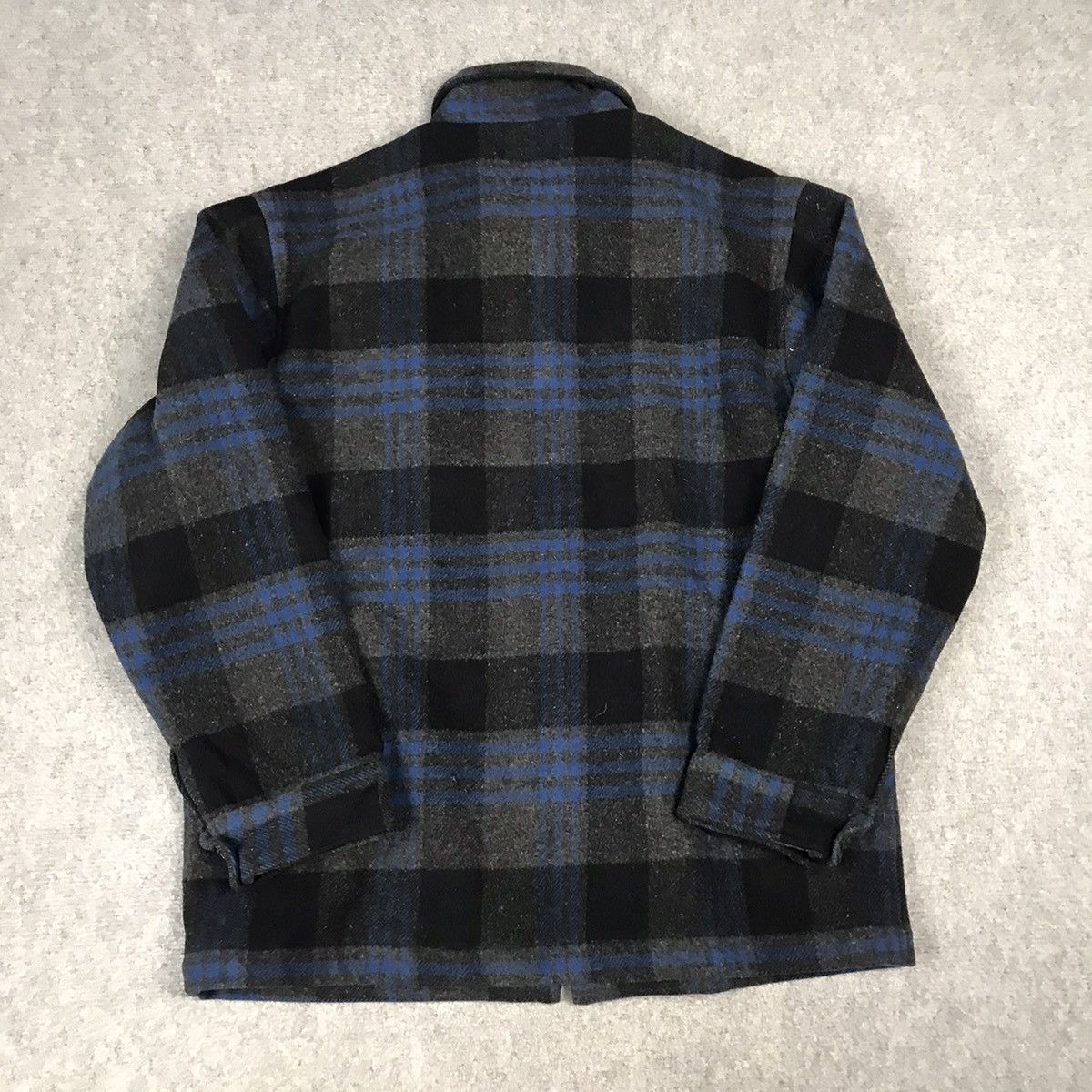 Japanese Brand × Vintage BIG BROS WOOL ZIPPER FLANNEL DESIGN JACKET Size US L / EU 52-54 / 3 - 7 Thumbnail