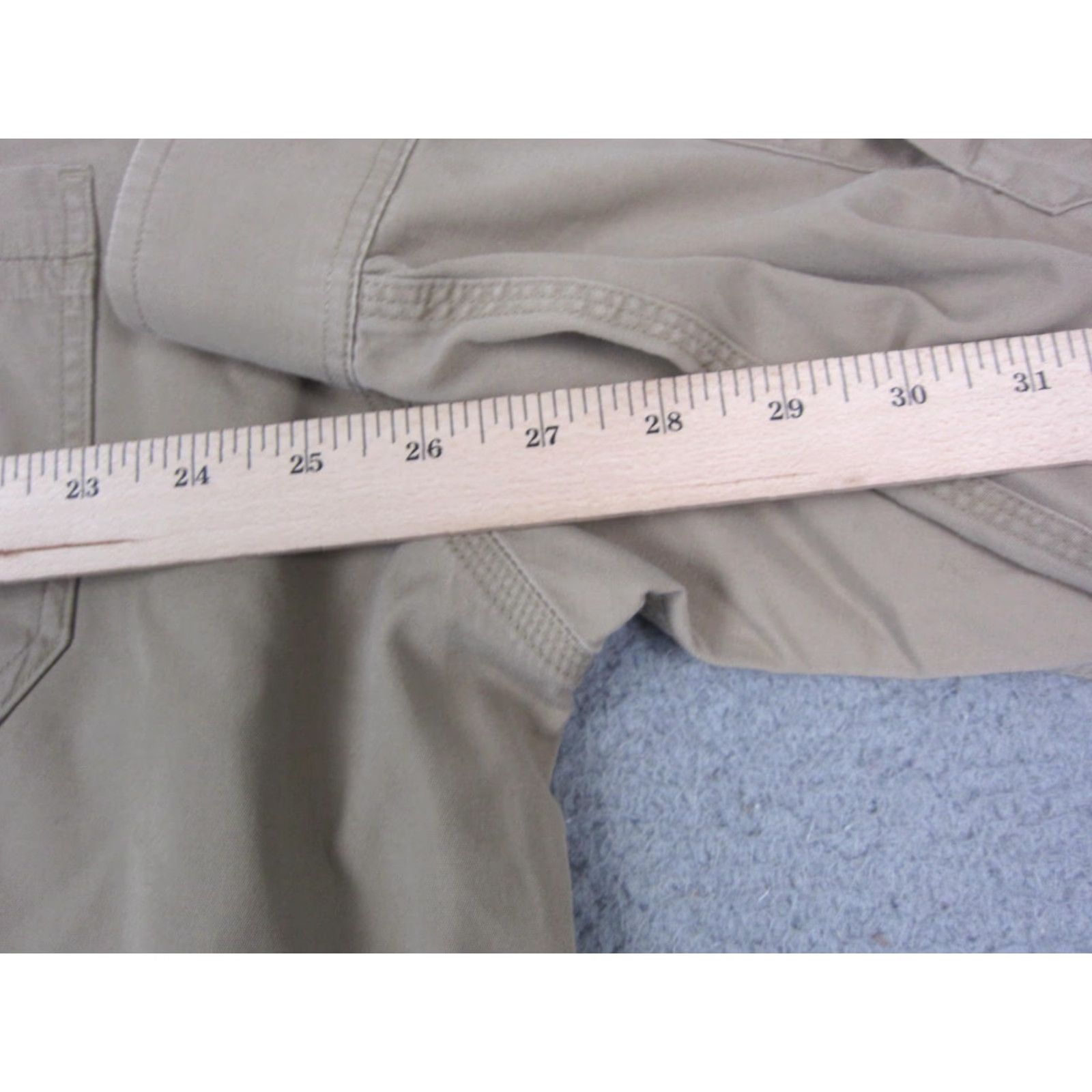 Carhartt VINTAGE Carhartt Shirt Mens 2XLT 2XLT Tall Brown Canvas Workwear Western Button-Up Long Sleeve Size US XXL / EU 58 / 5 - 6 Thumbnail