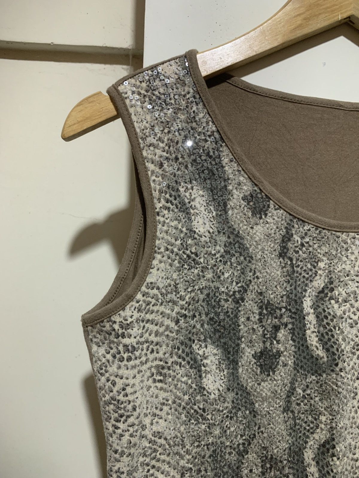 Japanese Brand Japanese SnakeSkin Maison Margiela helmut lang Style TankTop Size US M / EU 48-50 / 2 - 2 Thumbnail
