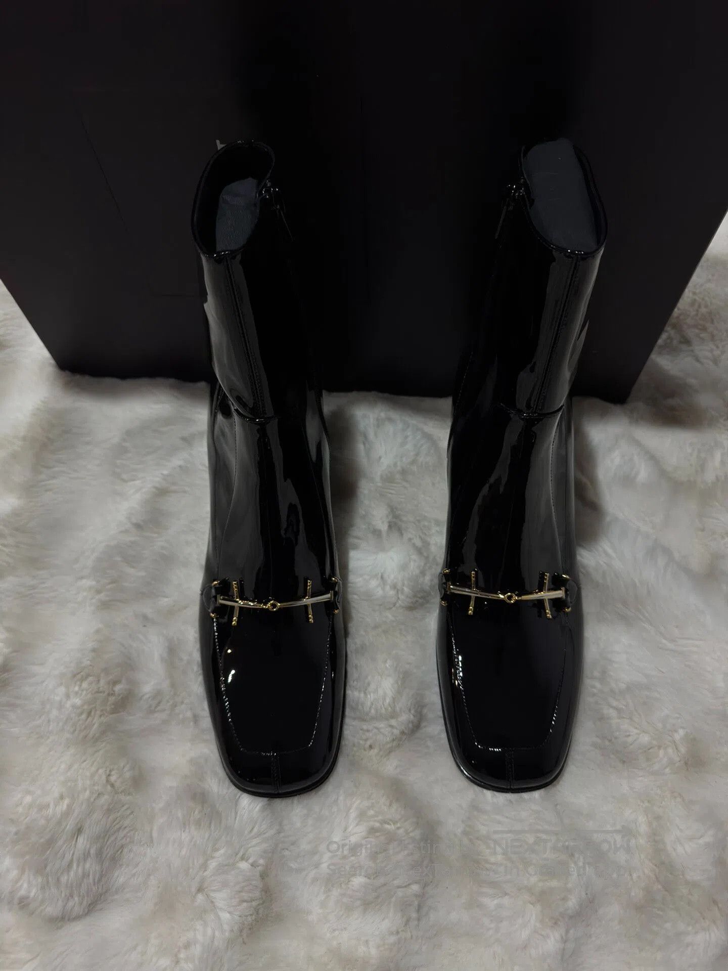 Saint Laurent Paris Saint Laurent Paris Black and Gold Men's Boots| Size US 7 / EU 40 - 6 Thumbnail