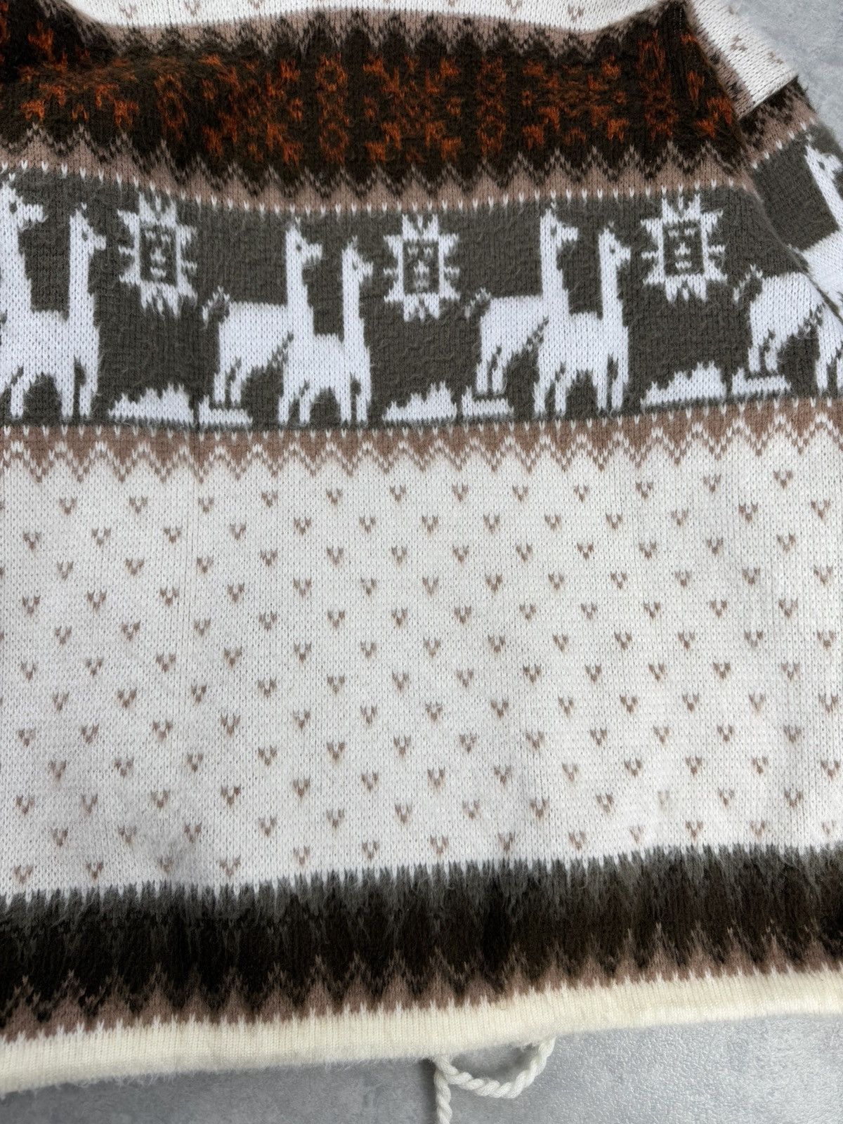 Other Tejidos Ruminahui Ecuador Llama Pattern Wool Hoodie M Size US M / EU 48-50 / 2 - 12 Thumbnail