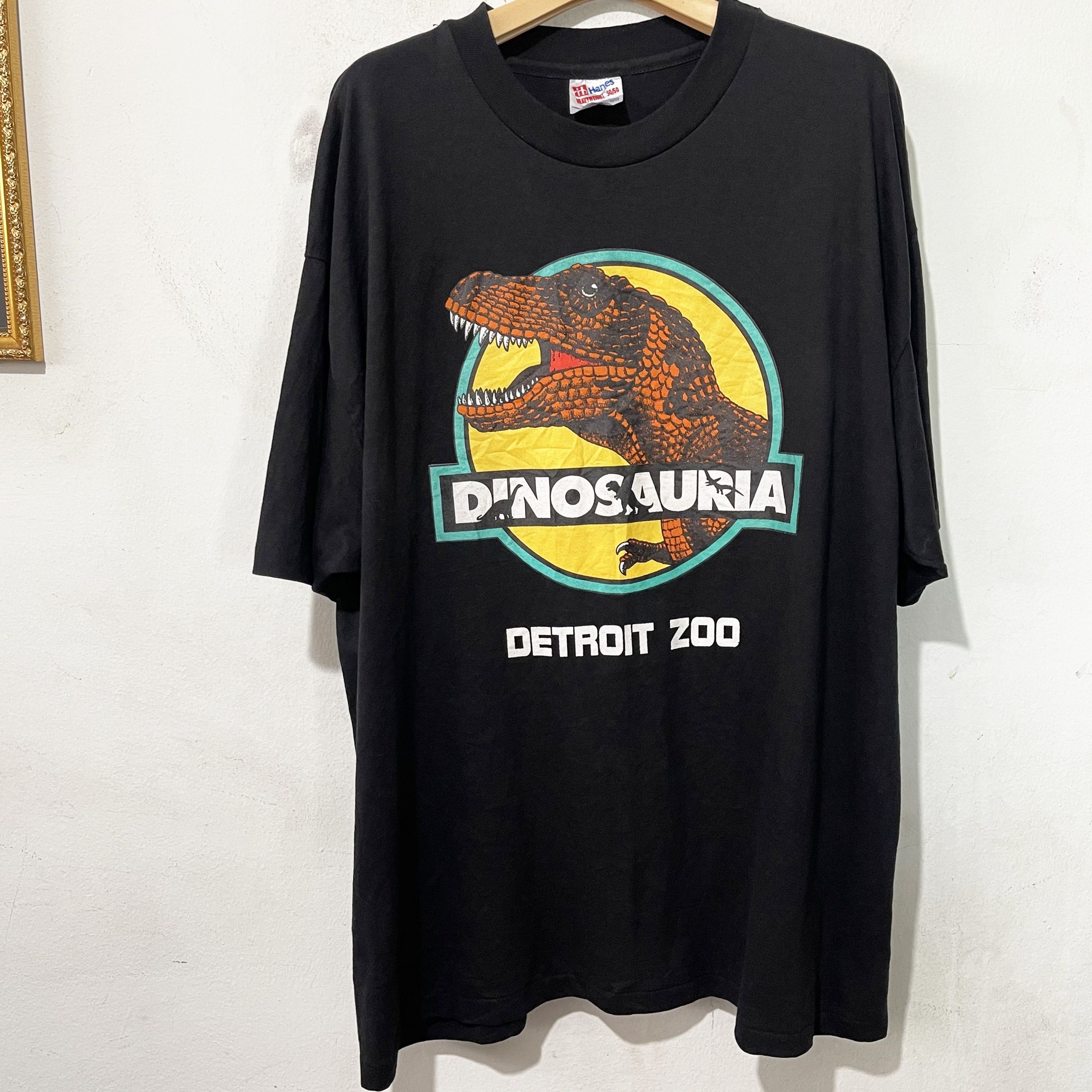 Vintage Vintage 90s Dinosaur Shirt Size US XL / EU 56 / 4 - 1 Thumbnail