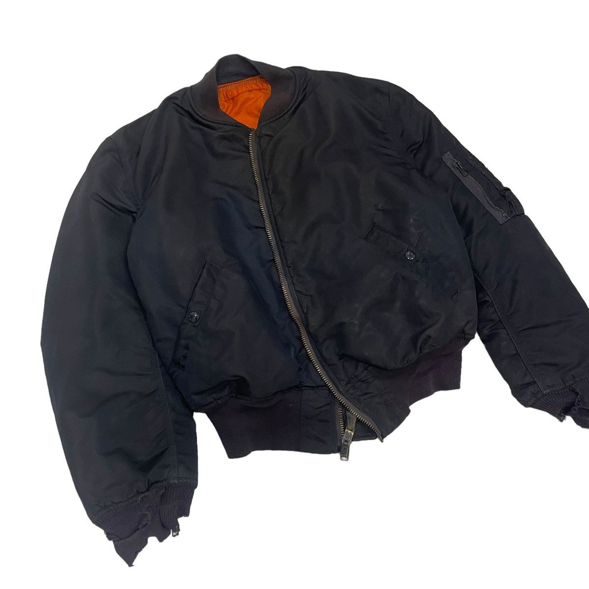 Alpha Industries Vintage Alpha Industries MA-1 Bomber Jacket Size US L / EU 52-54 / 3 - 6 Thumbnail