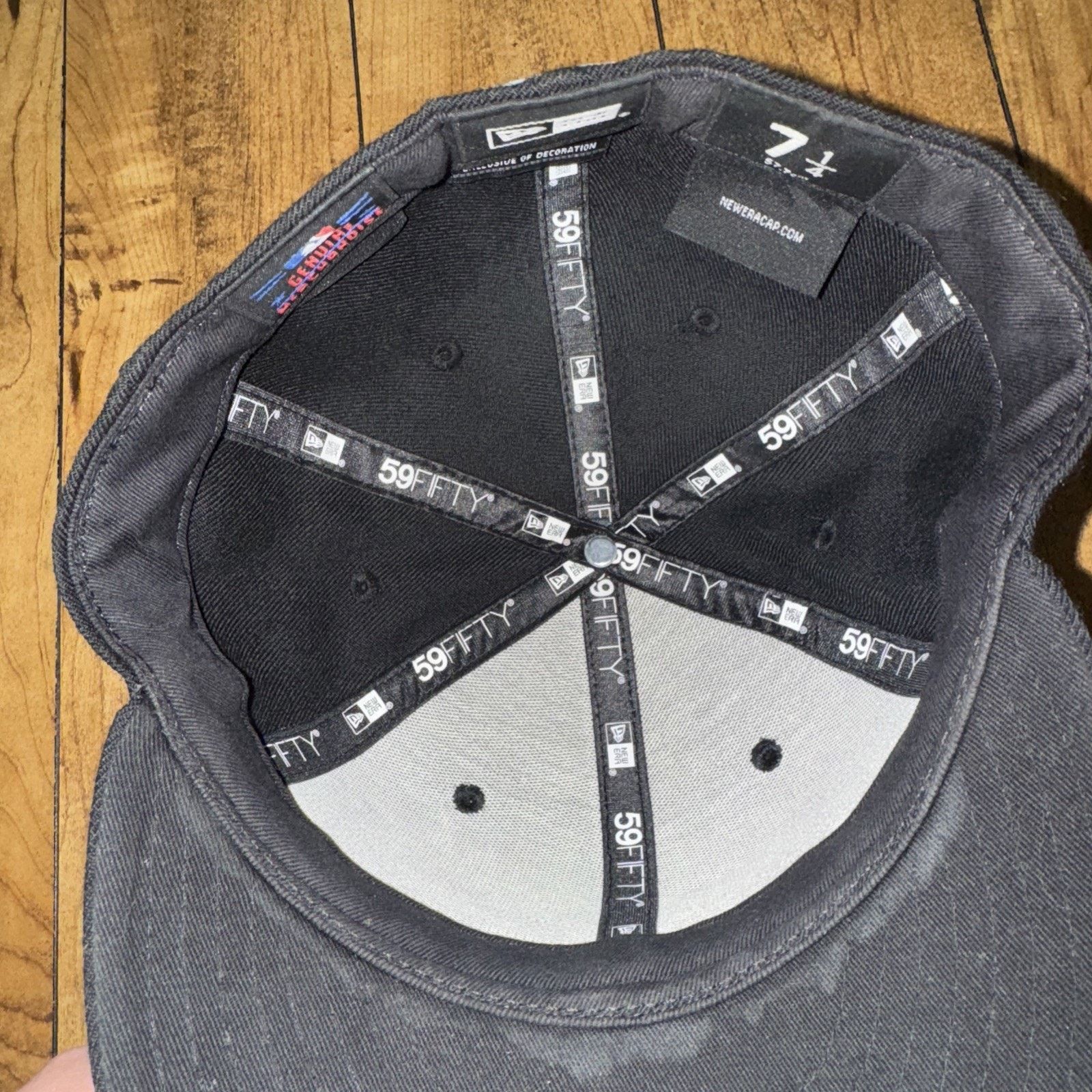 MLB × New Era Los Angeles Dodgers New Era Fitted Hat 7 1/4 Black Sellout Size ONE SIZE - 5 Thumbnail