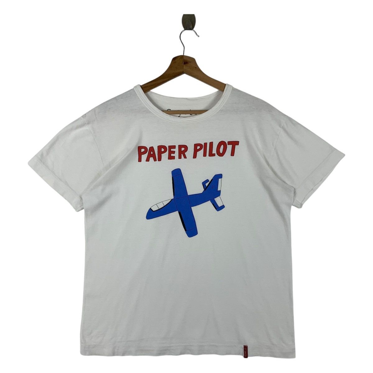 Japanese Brand COYOTE PAPER PILOT aeroplane printed japanesebrand tee Size US M / EU 48-50 / 2 - 1 Thumbnail