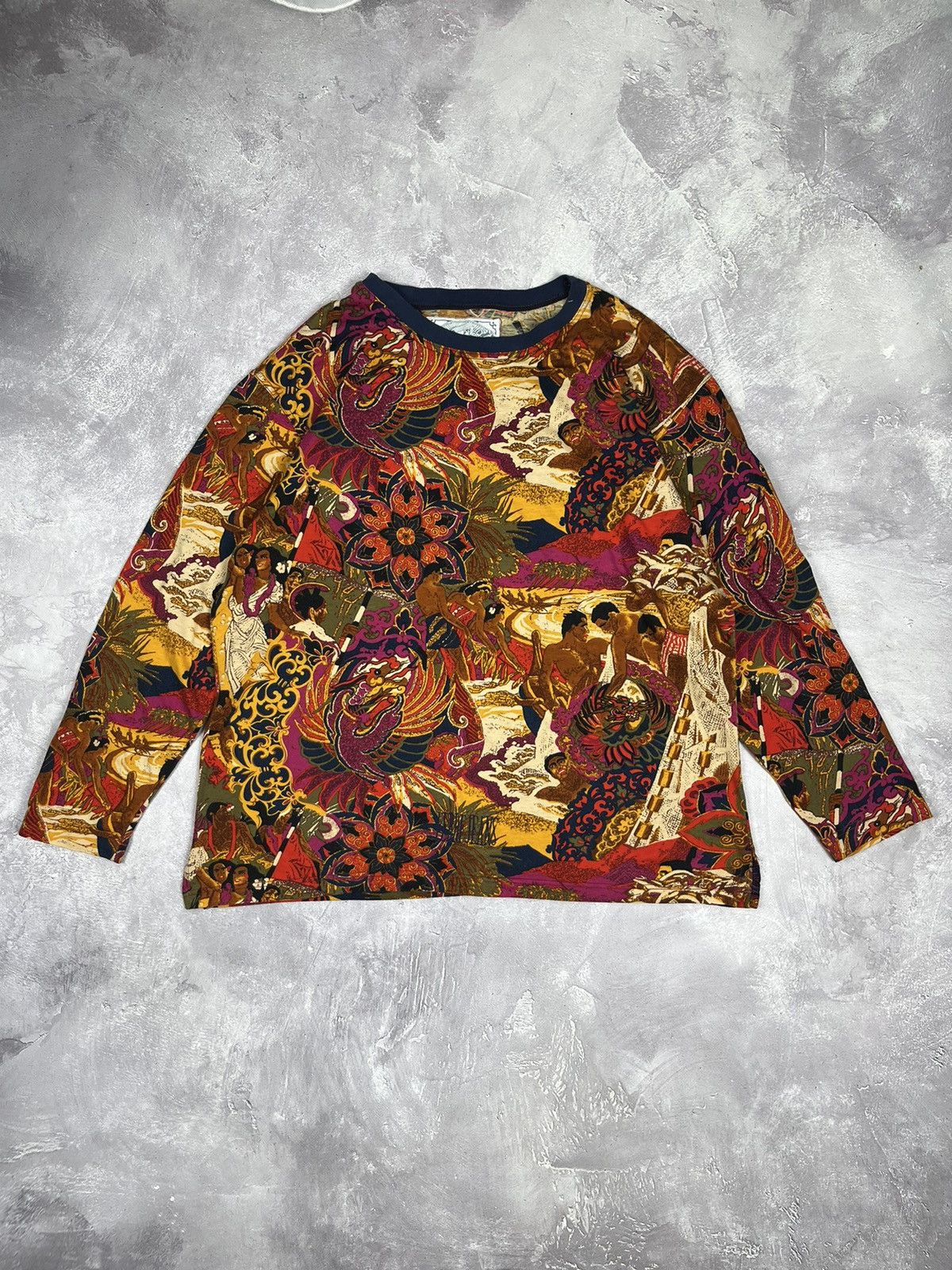Gianfranco Ferre Vintage GF Ferre Jeans Dragon Japanese Vintage Long Sleeve Size L / US 10 / IT 46 - 4 Thumbnail