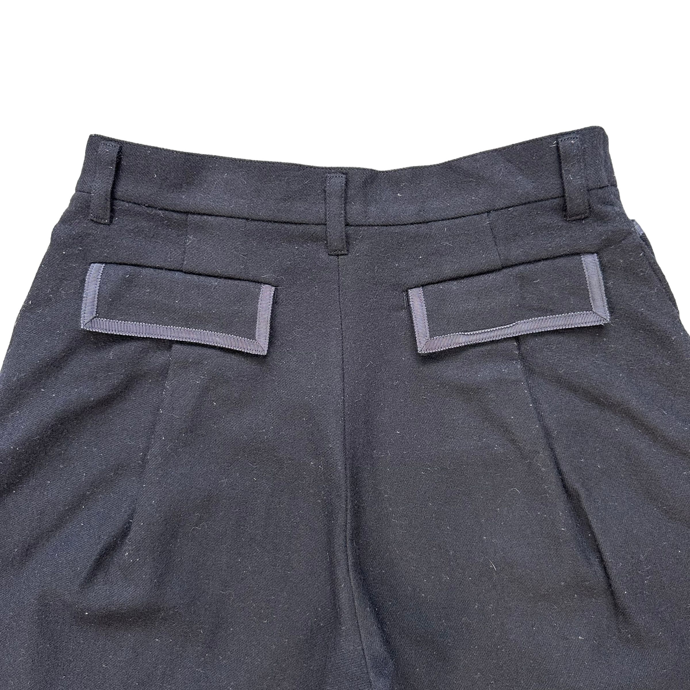 KEITAMARUYAMA Keita Maruyama Wool Shorts Pant #A5-0114 Size 28" / US 6 / IT 42 - 9 Thumbnail