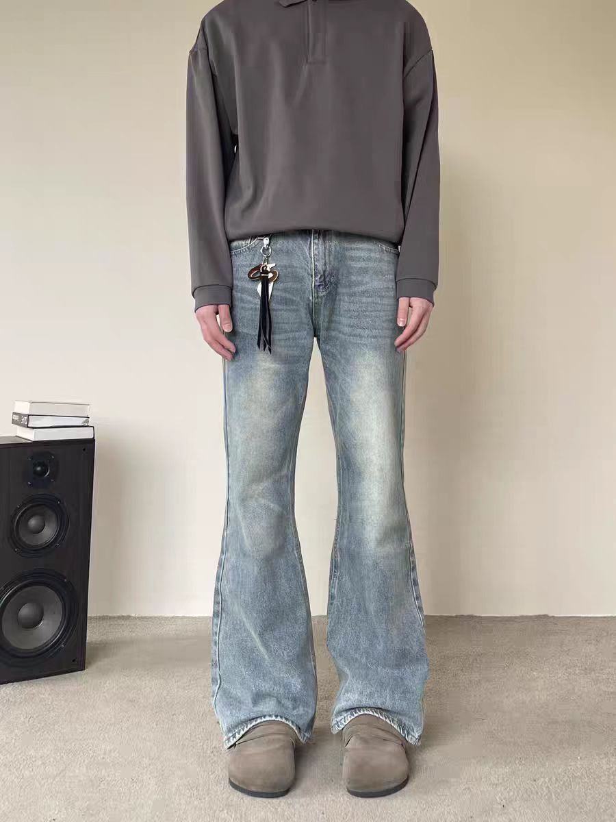 Jean Blue relaxed-fit casual jeans Size US 34 / EU 50 - 2 Thumbnail