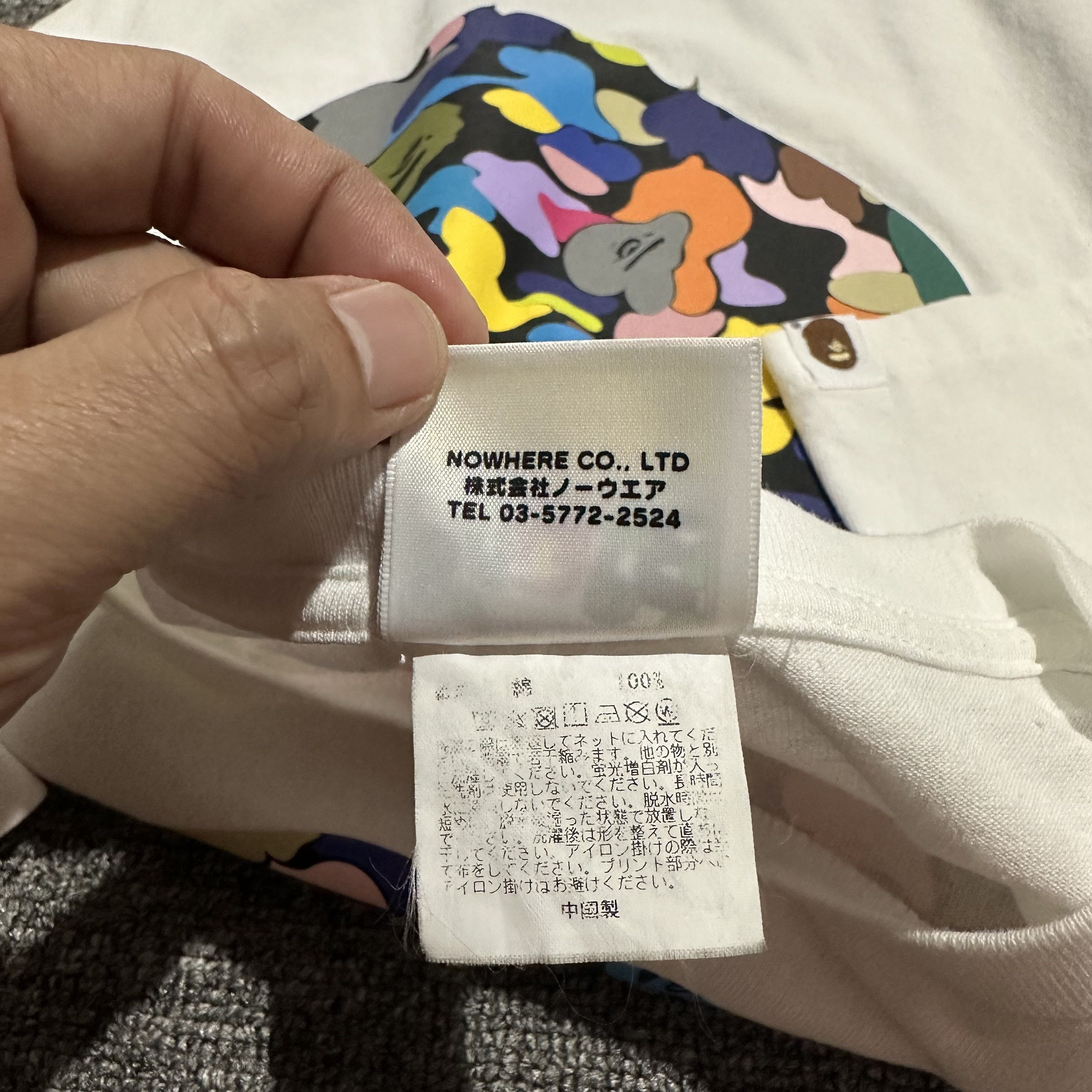 Bape Multi Camo Big Ape Head Tee Size US M / EU 48-50 / 2 - 7 Thumbnail