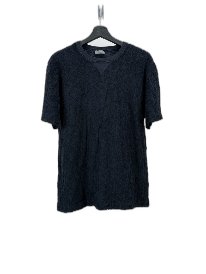 Dior Dior Dark Blue Logo Short Sleeve Shirt-2505 Size US M / EU 48-50 / 2 - 1 Thumbnail