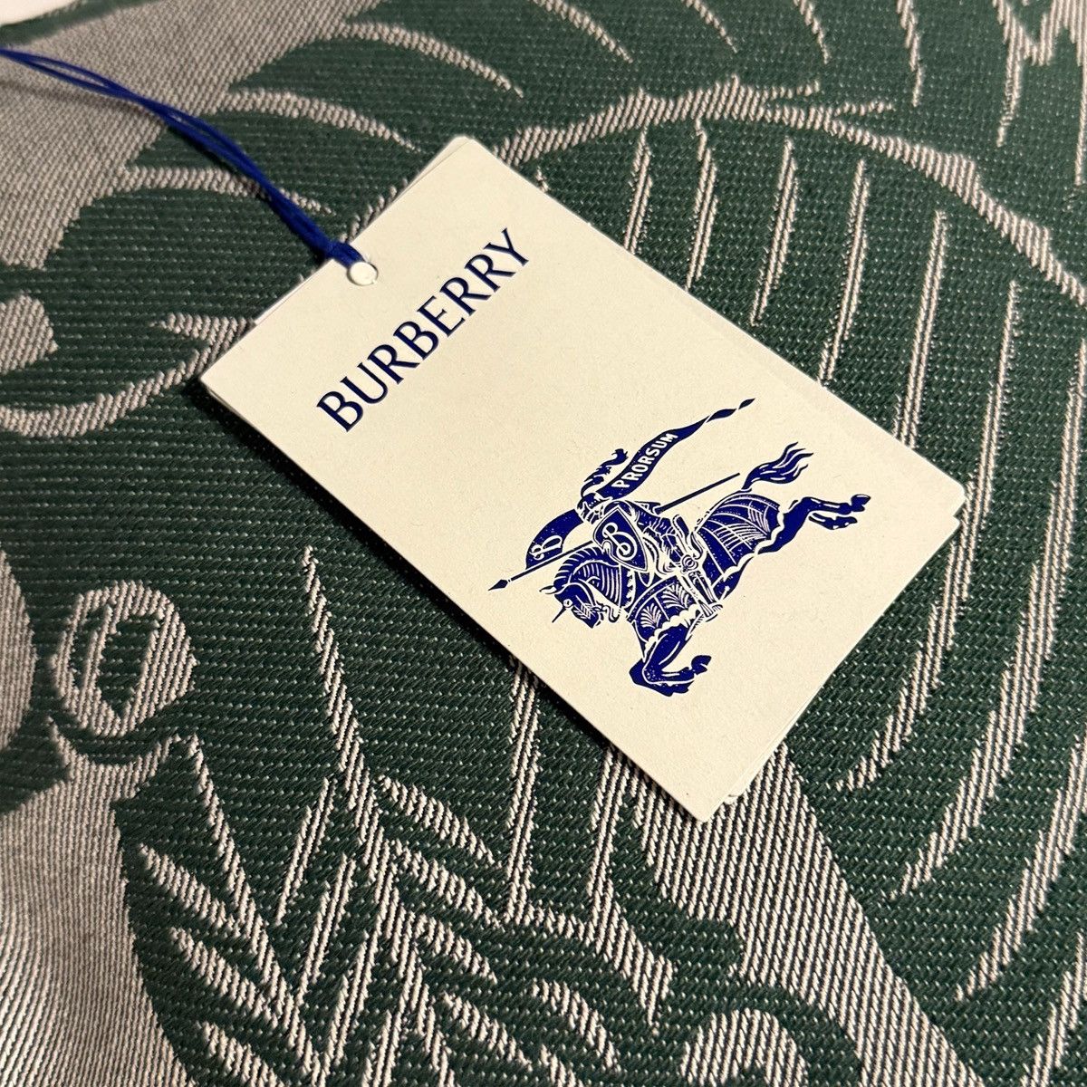 Burberry Burberry EKD Canvas Pouch Green Size ONE SIZE - 8 Thumbnail