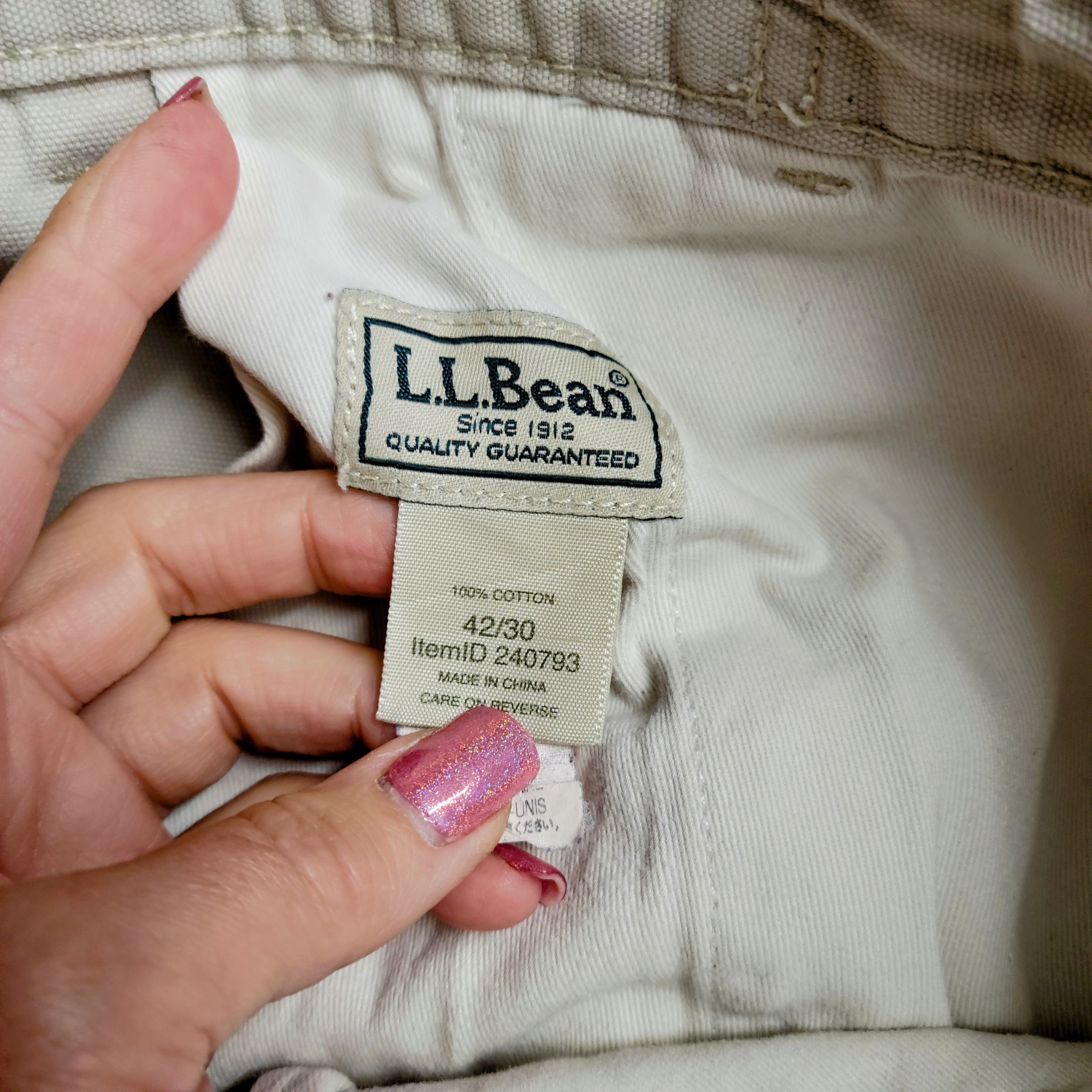 L.L. Bean L.L. Bean Tan Cotton Cargo Pants Size US 42 / EU 58 - 11 Thumbnail