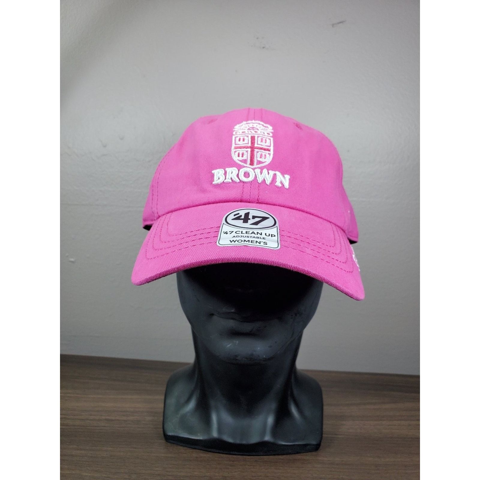 47 Brand × NCAA Brown University Hat '47 Brand Clean Up Pink NCAA Ivy League Size ONE SIZE - 4 Thumbnail