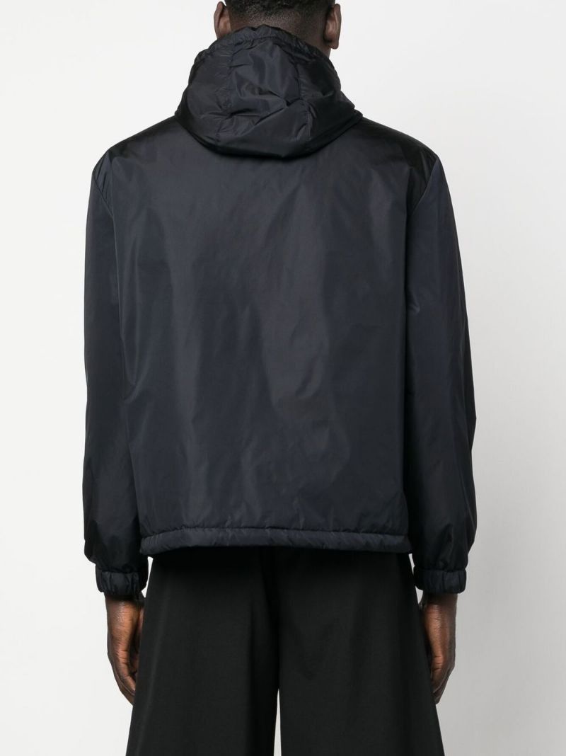 Valentino o1y0525 Logo Hooded Jacket in Midnight Blue Size US S / EU 44-46 / 1 - 4 Thumbnail