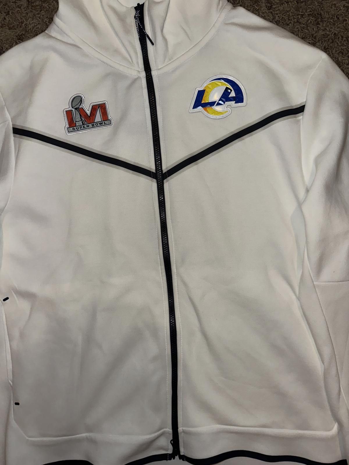 Nike Nike LA Rams Super Bowl LVI Bound Diamond Collection Tech Fleece Full-Zip Jacket Size US XXL / EU 58 / 5 - 5 Thumbnail