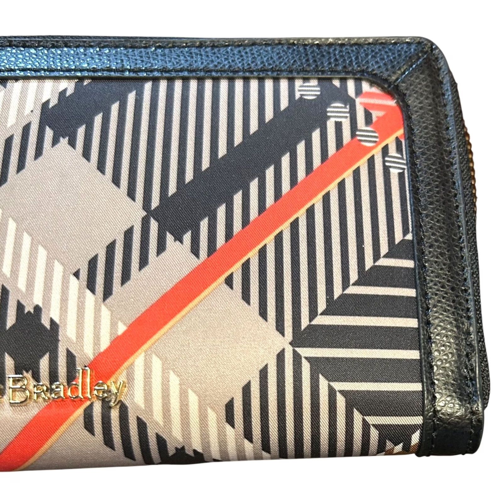 Vera Bradley VERA BRADLEY SOPHIA GEORGIA PLAID LEATHER TRIMMED WALLET POLLY TWILL FABRIC NWOT Wallet Zip-Around RFID Blocking Womens Size ONE SIZE - 4 Thumbnail