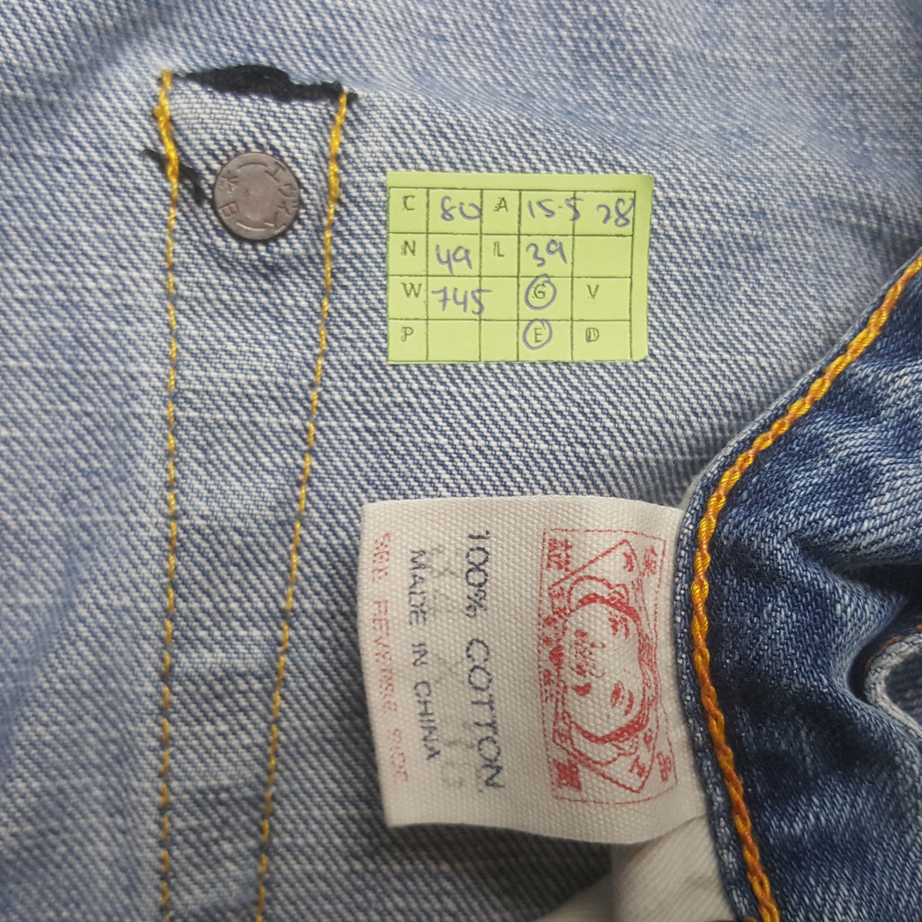 Evisu Vintage Evisu Japanese Brand Daicock Custom Art Denim Jeans Size US 31 - 9 Thumbnail