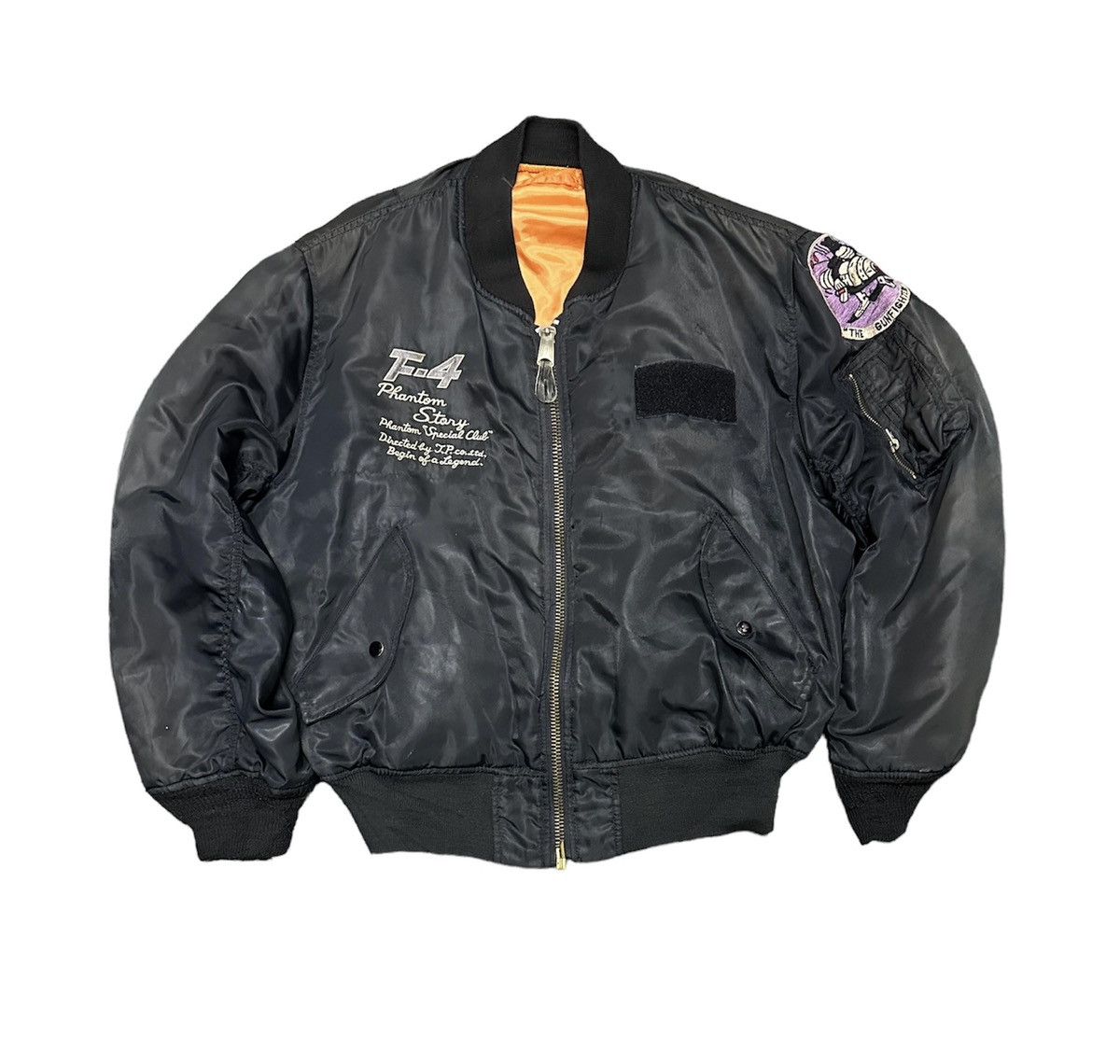 Alpha Industries Flight jacket MA1 USN embroidery by HSt Size US L / EU 52-54 / 3 - 1 Thumbnail