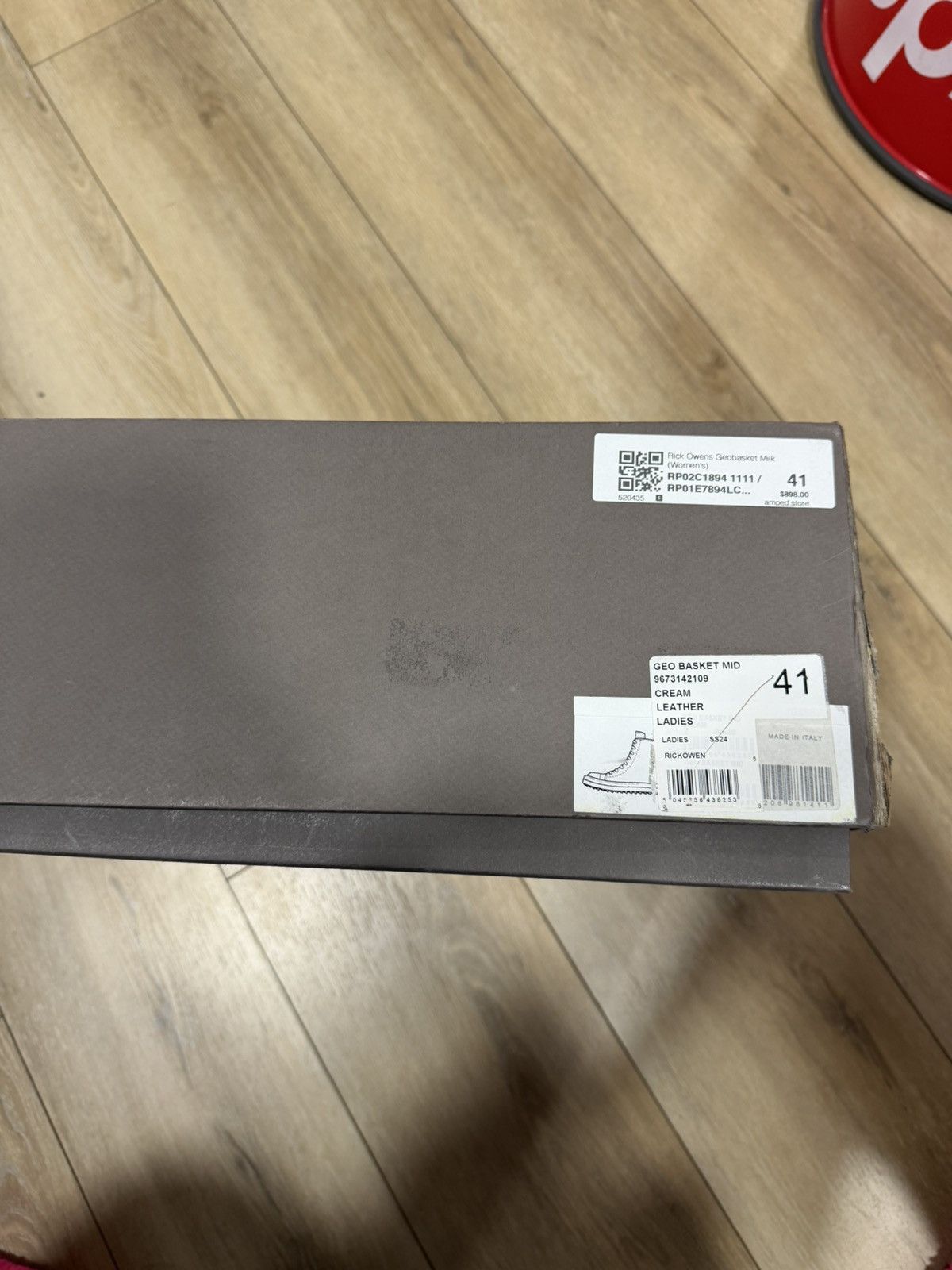 Rick Owens Rick owens cream geobasket Size US 8 / EU 41 - 10 Thumbnail