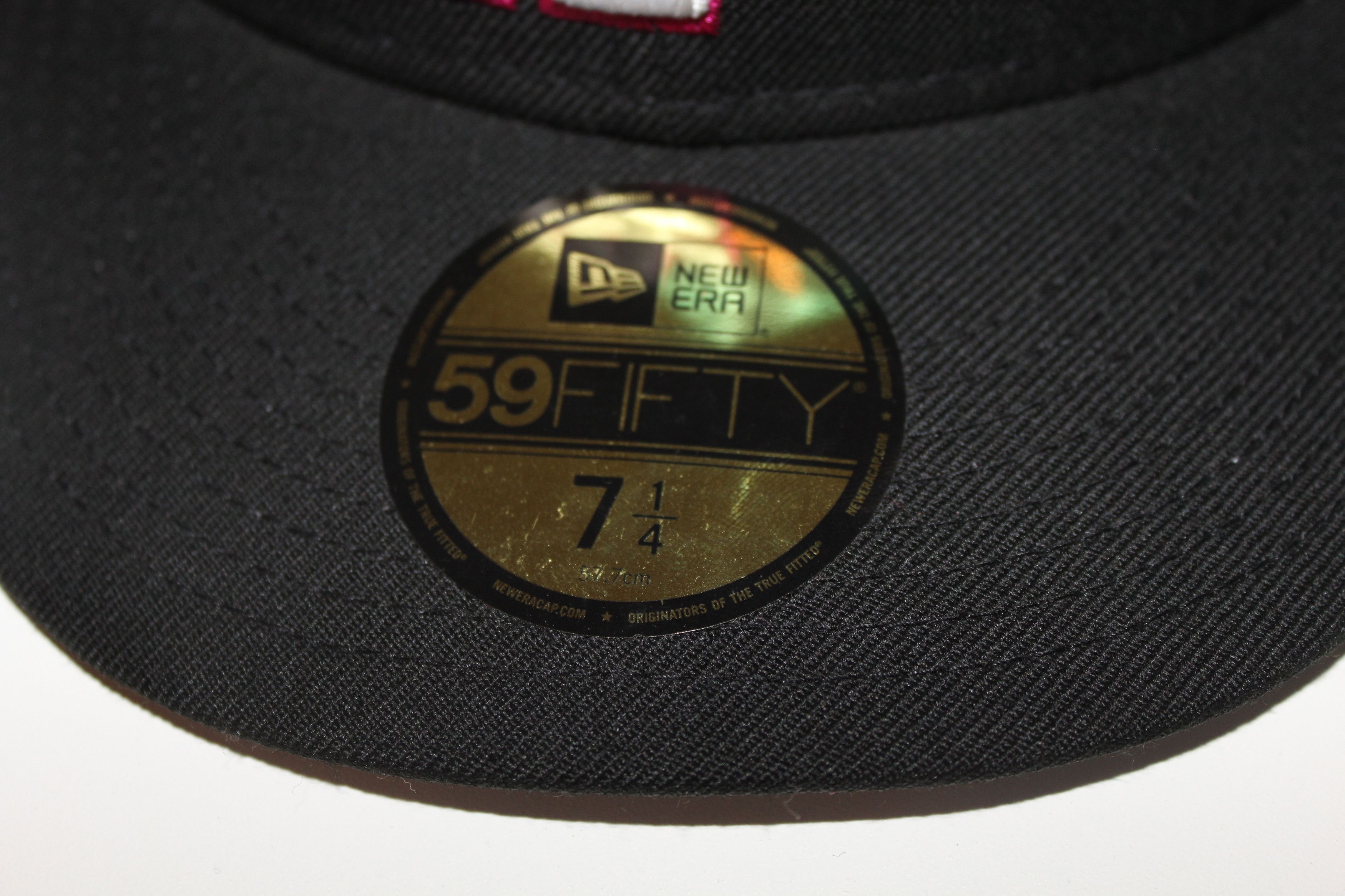 New Era New Era Black Fitted Hat Los Angeles Dodgers Size 7 1/4 Size ONE SIZE - 6 Thumbnail