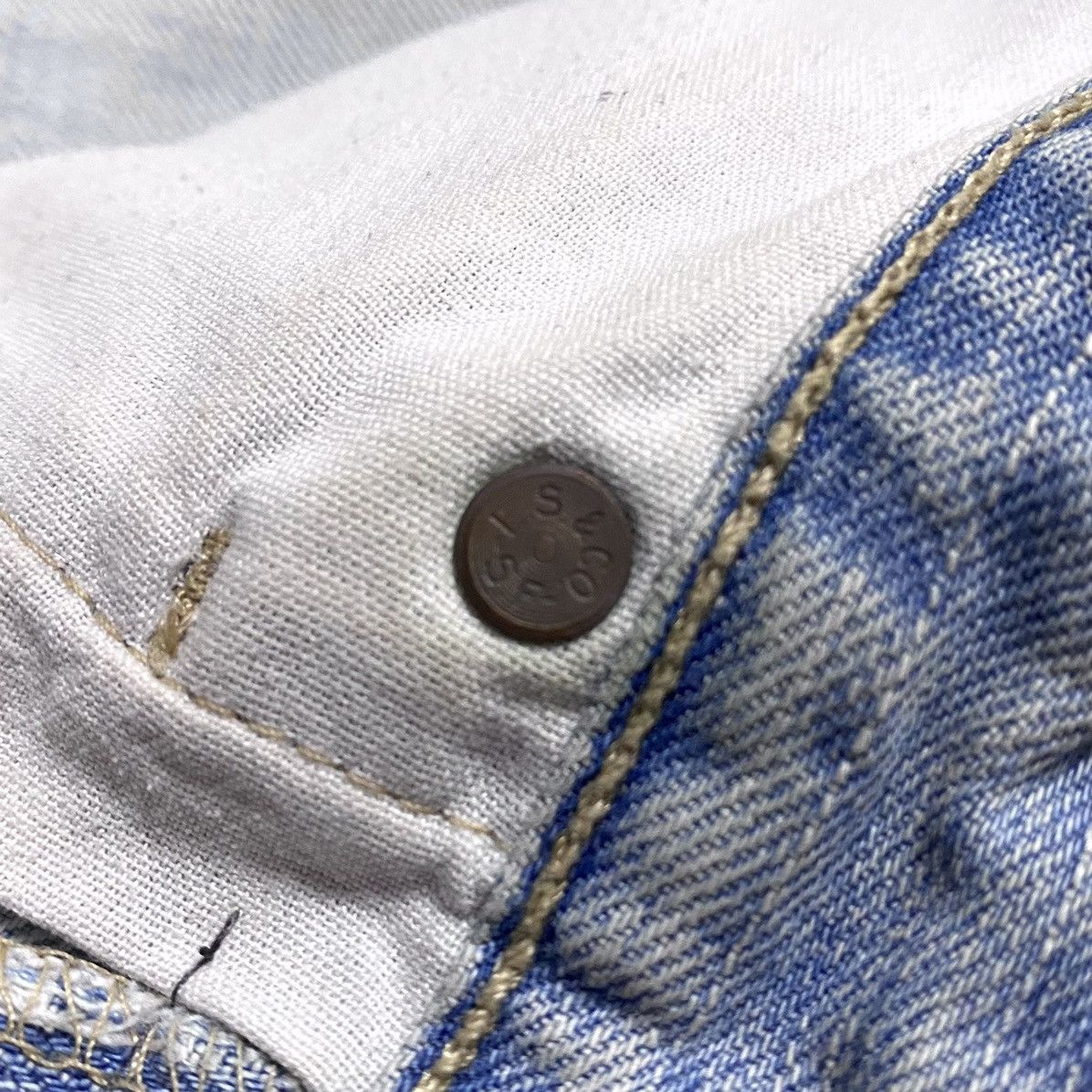Levi's Vintage Clothing Women’s Levi’s Urban Renewal Washed Blue Mini Shorts Rework Size 29" - 8 Thumbnail