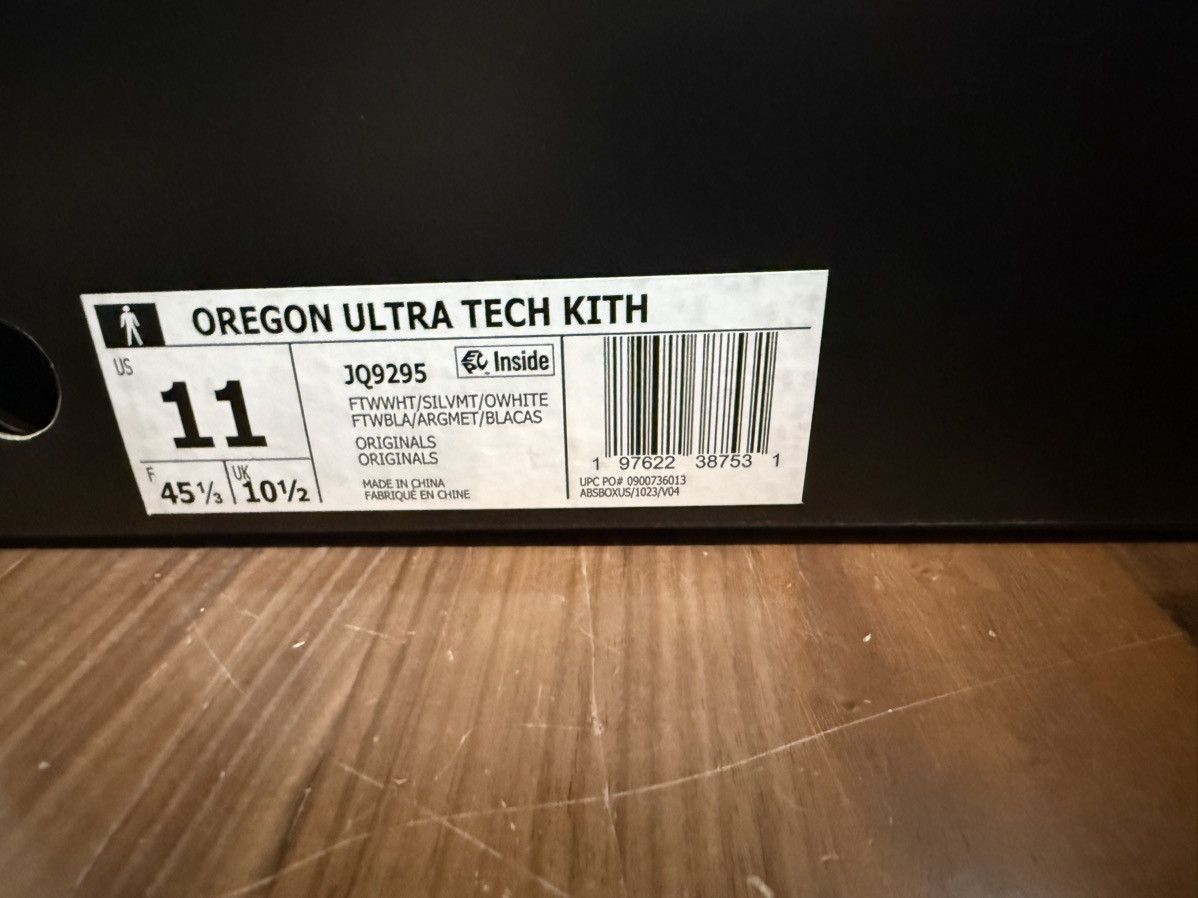 Adidas × Kith Kith for adidas Oregon Ultra Tech WHITE RED SILVER METALLIC Size US 11 / EU 44 - 9 Thumbnail