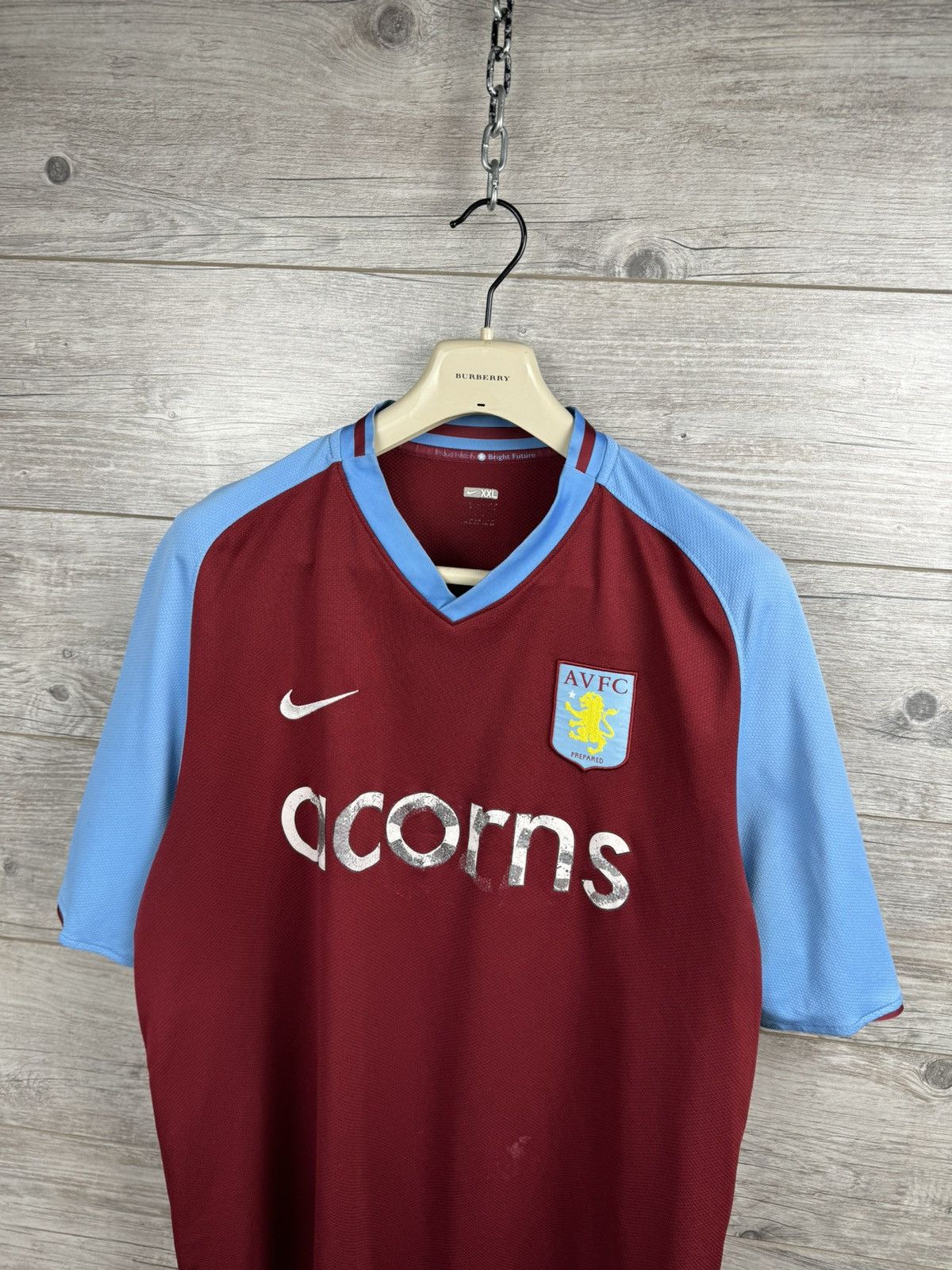 Other ASTON VILLA 2008/2009 HOME FOOTBALL SHIRT NIKE SOCCER JERSEY Size US XXL / EU 58 / 5 - 4 Thumbnail