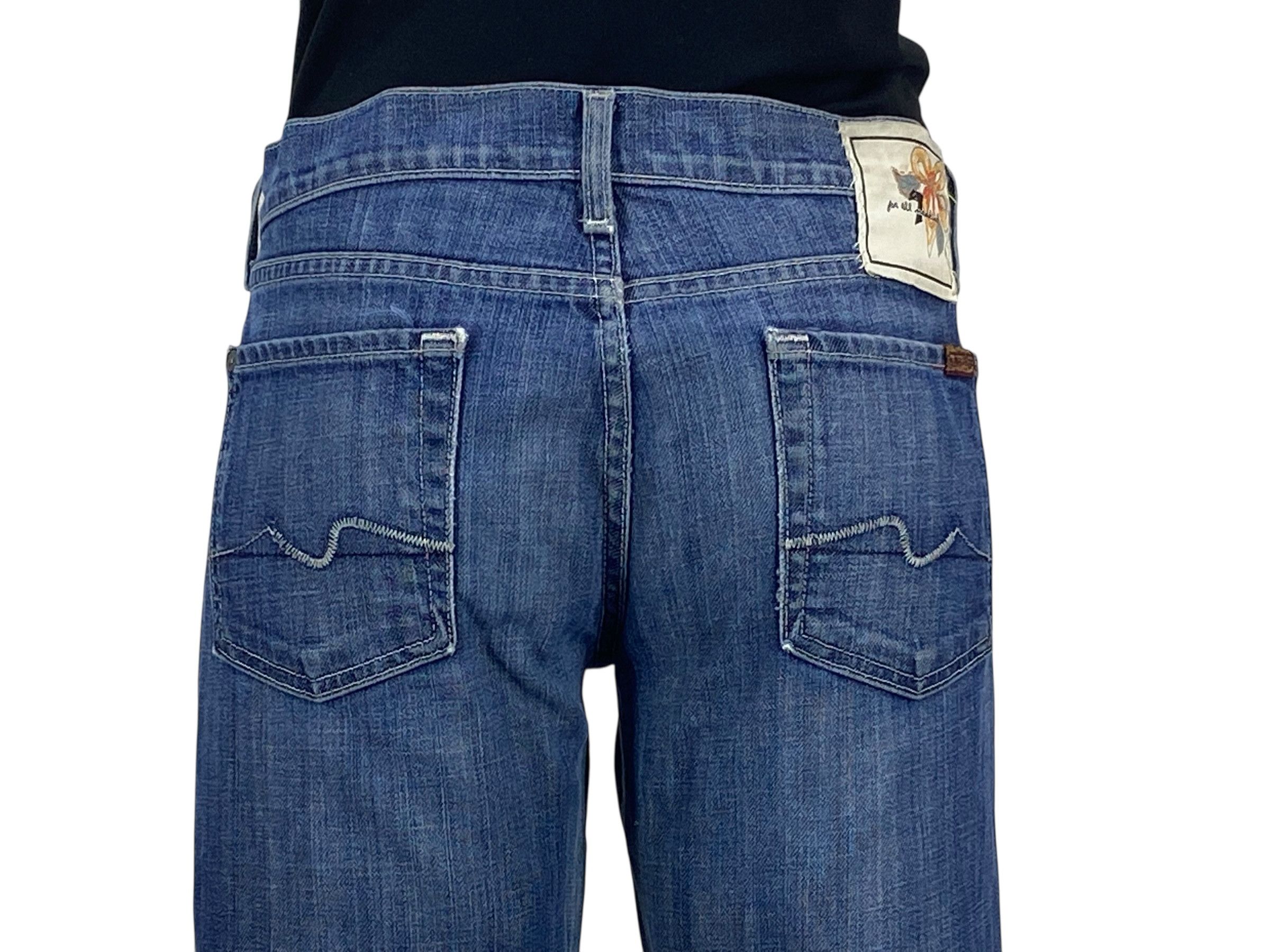 7 For All Mankind × Japanese Brand 7 for all mankind Flare Jeans Size 28" / US 6 / IT 42 - 7 Thumbnail