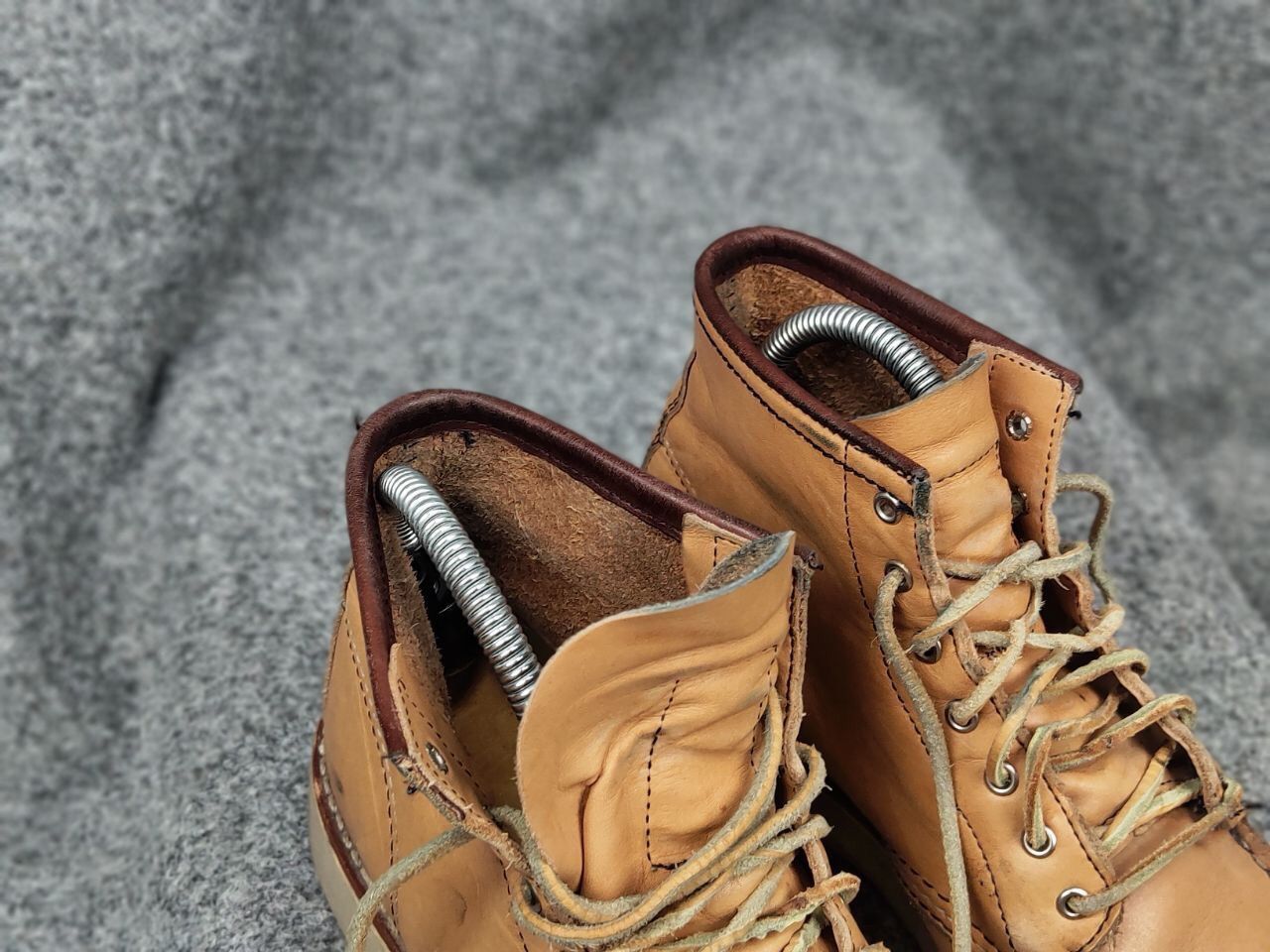 Red Wing Vintage Red Wing Moc Toe 3374 Faded Leather Boots Shoes Size US 5 / EU 37 - 24 Thumbnail
