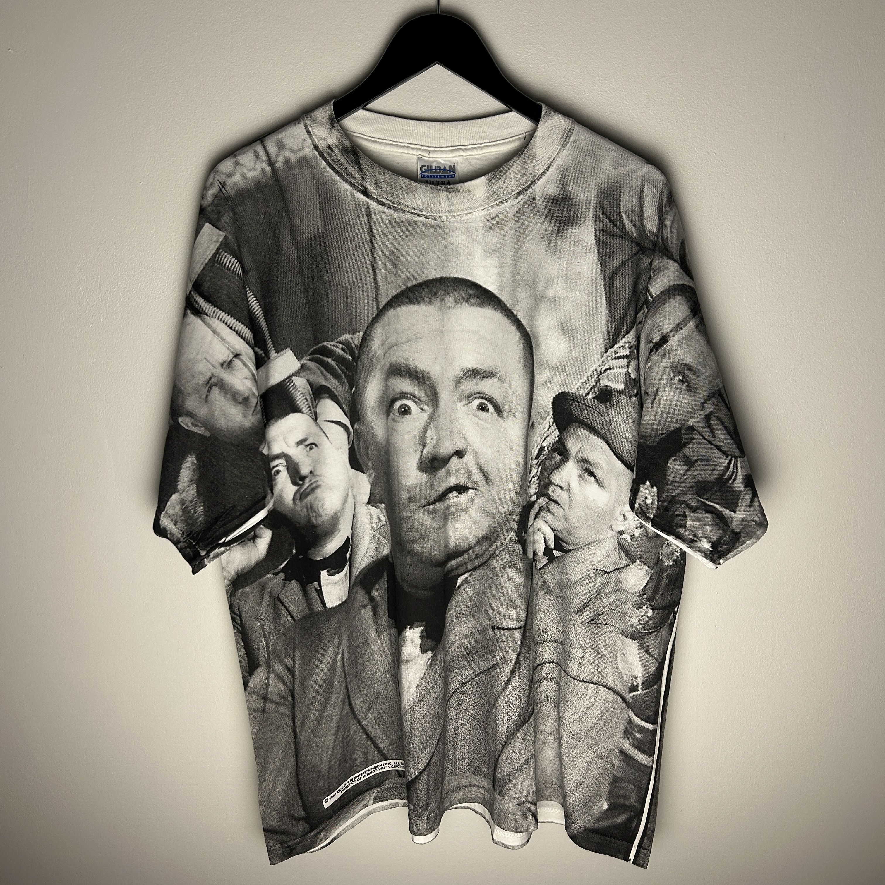 Vintage Vintage The Three Stooges 1998 Allover Print T-shirt Size US XXL / EU 58 / 5 - 1 Thumbnail
