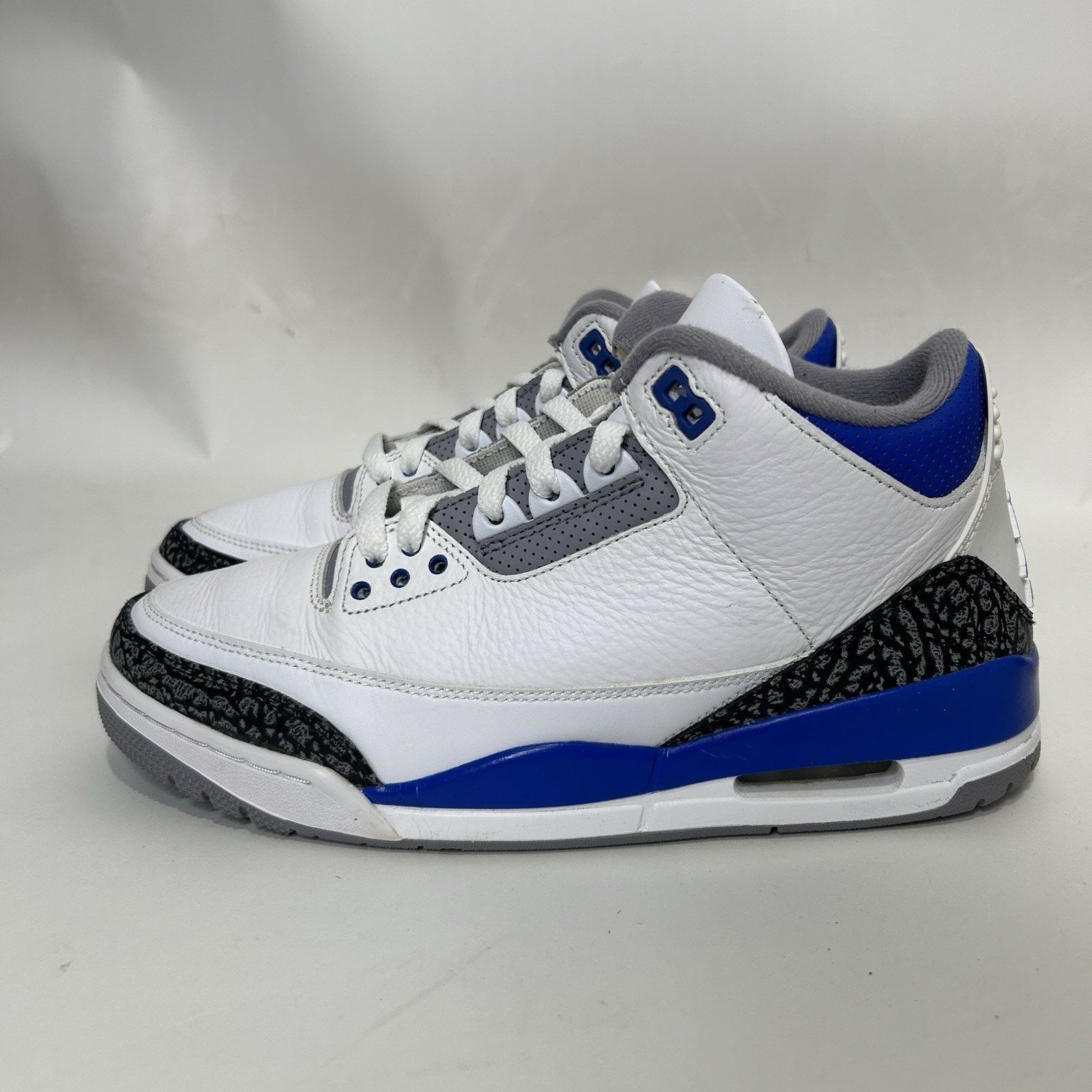 Nike Nike Air Jordan 3 Retro "Racer Blue/White" Size US 9 / EU 42 - 6 Thumbnail