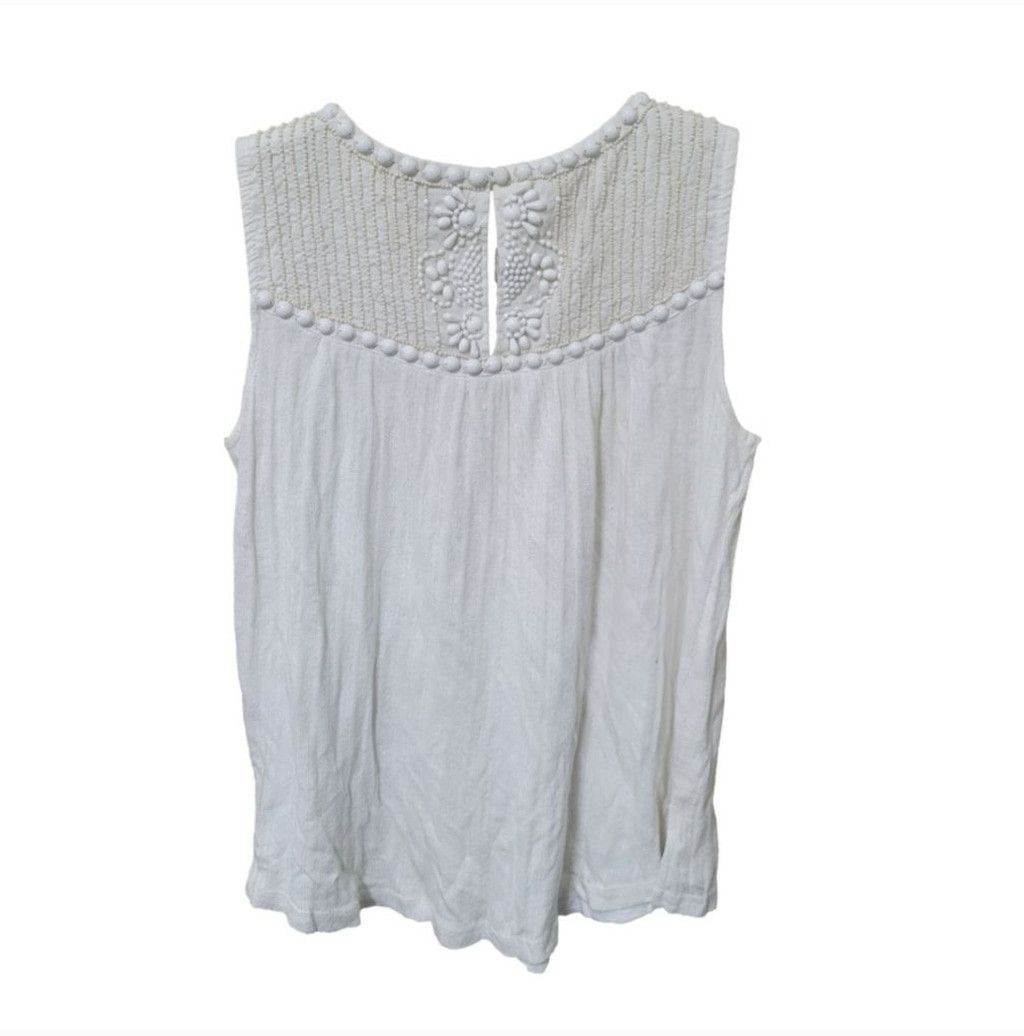 Anthropologie Anthropologie Moulinette Soeurs Vêtements Beaded Tank Size XS / US 0-2 / IT 36-38 - 6 Thumbnail