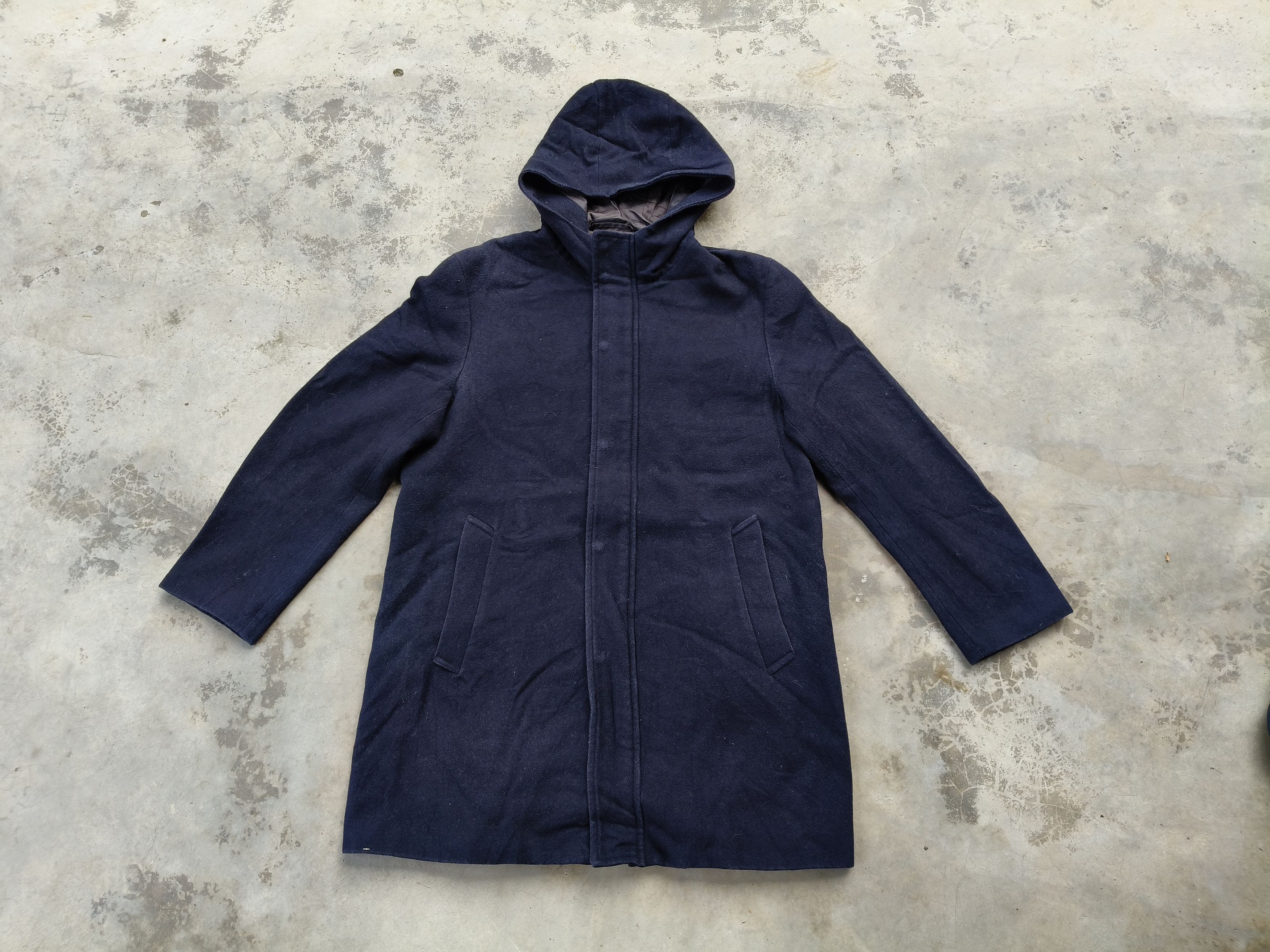 GU GU Wool zipper Long Coat Size US L / EU 52-54 / 3 - 3 Thumbnail