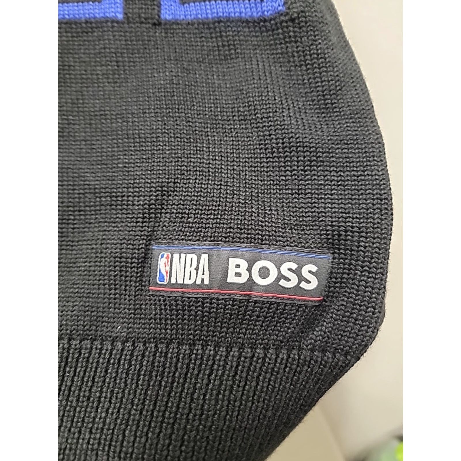 Hugo Boss NWT Hugo Boss x NBA Jumper Mens M Black Knit Wool Blend Logo Crew Neck Regular Pullover Seasonal All Seasons Size US M / EU 48-50 / 2 - 2 Thumbnail