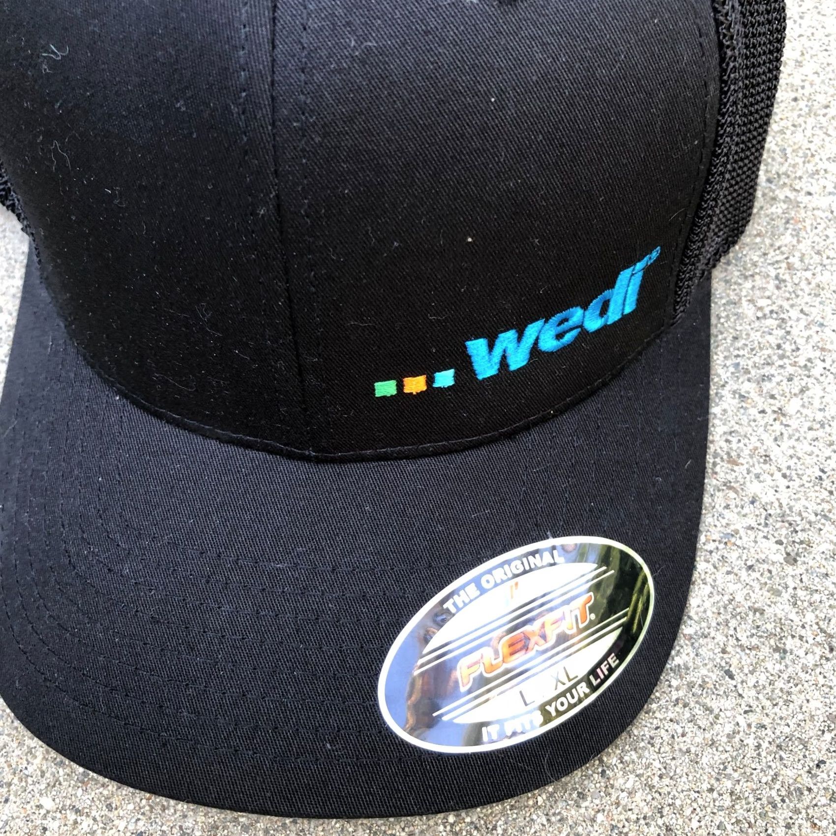 Port Authority PORT AUTHORITY WEDI Shower Systems Trucker Hat Men's L/XL Black Fitted Cap Size ONE SIZE - 2 Thumbnail