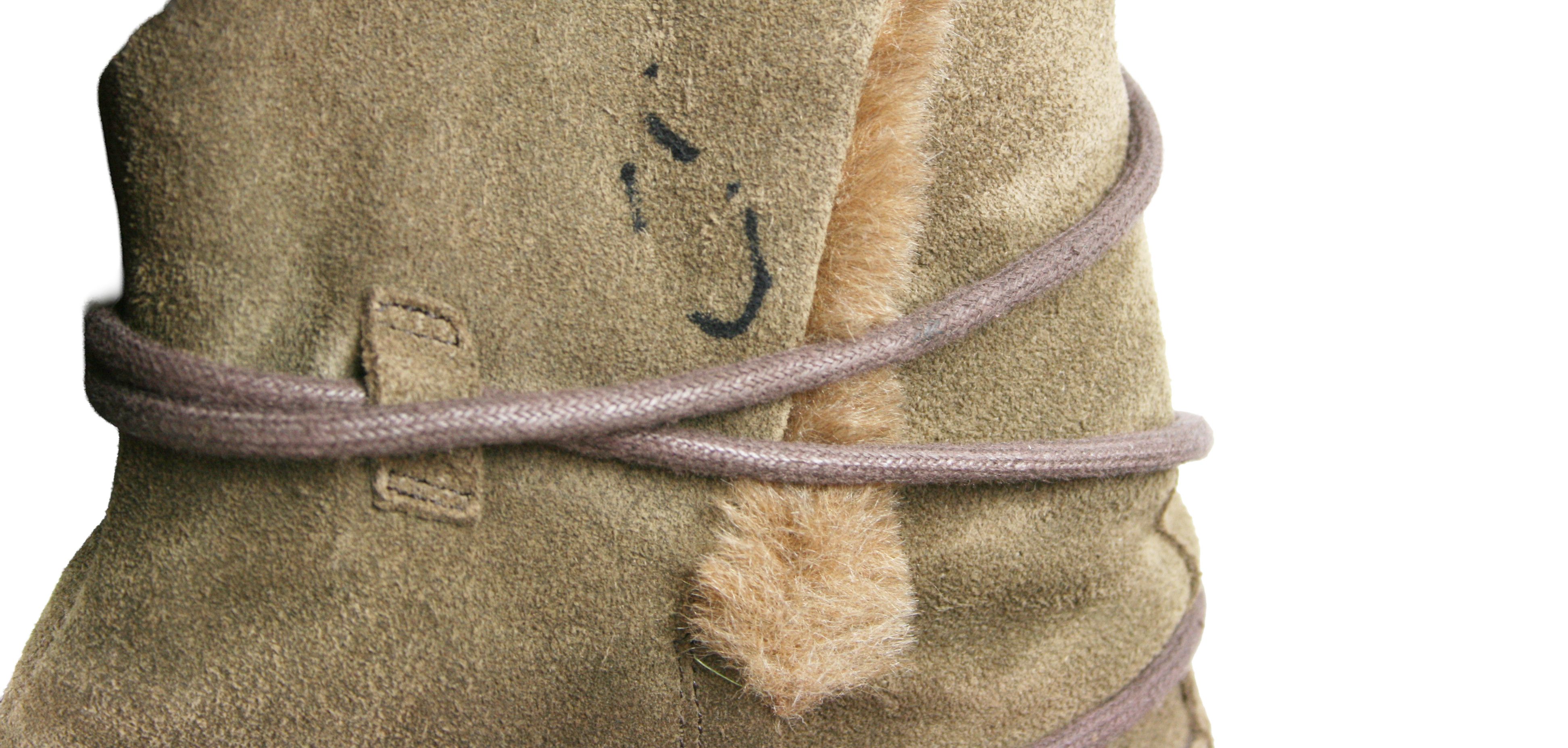 Camper 00S Y2K Goblin Faux Fur Lined Suede Boots Vintage Size US 7 / IT 37 - 8 Thumbnail