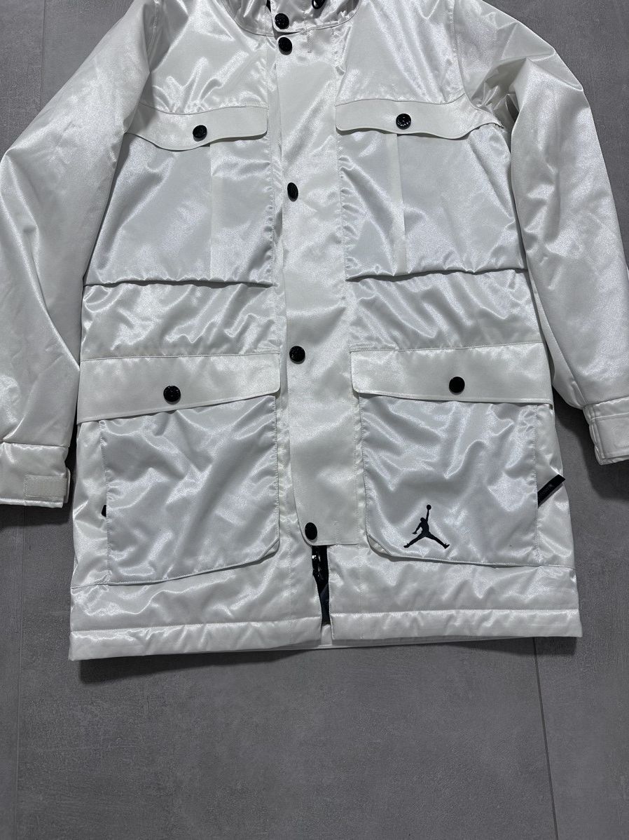 Jordan Brand Jordan Parka Jacket Men Size M White Size US M / EU 48-50 / 2 - 3 Thumbnail