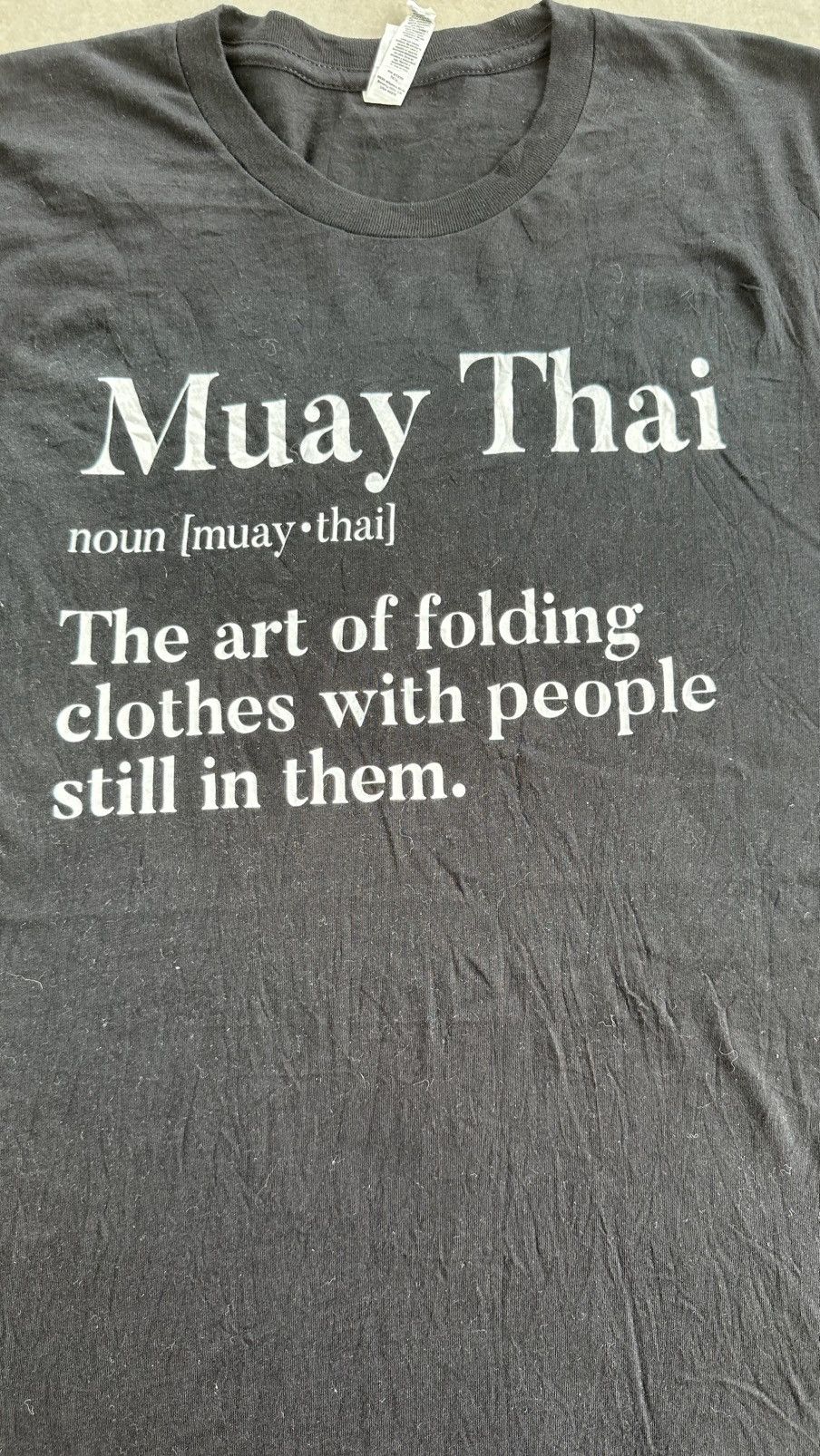 Other MUAY THAI ART OF FOLDING CLOTHES TEE Size US L / EU 52-54 / 3 - 2 Thumbnail
