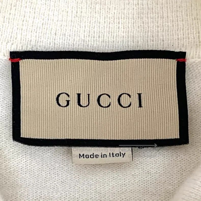 Gucci Gucci 22 beige rabbit embroidered wool lapel single-breast Size XS / US 0-2 / IT 36-38 - 5 Thumbnail