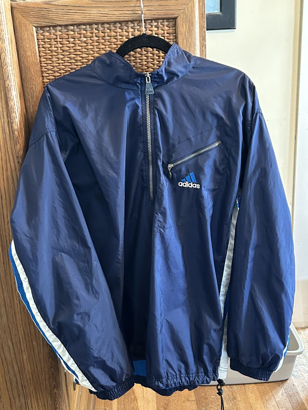 Adidas Vintage Adidas windbreaker 90s Size US M / EU 48-50 / 2 - 1 Thumbnail