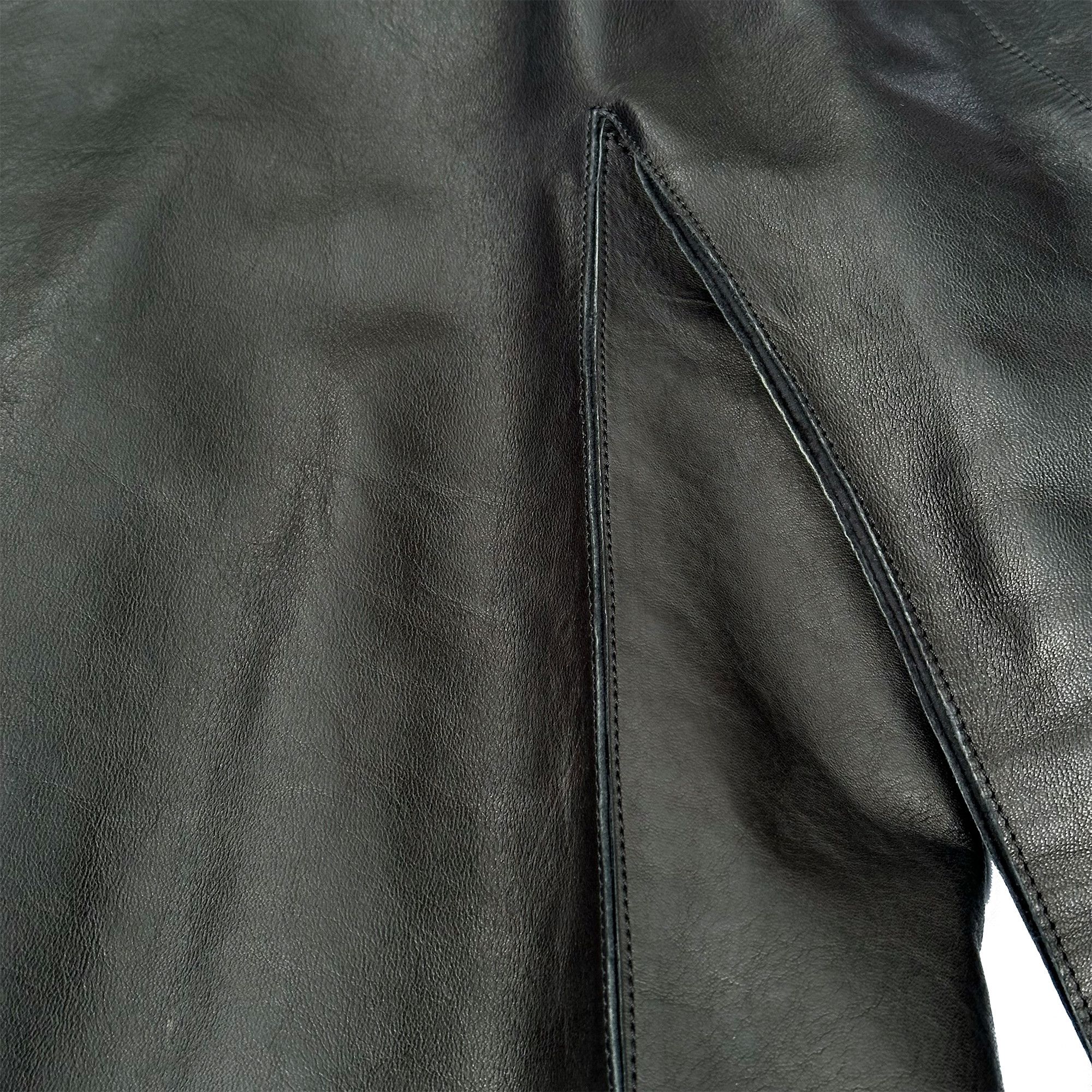 Y/Project Asymmetrical Horse Leather Jacket Size US M / EU 48-50 / 2 - 6 Thumbnail