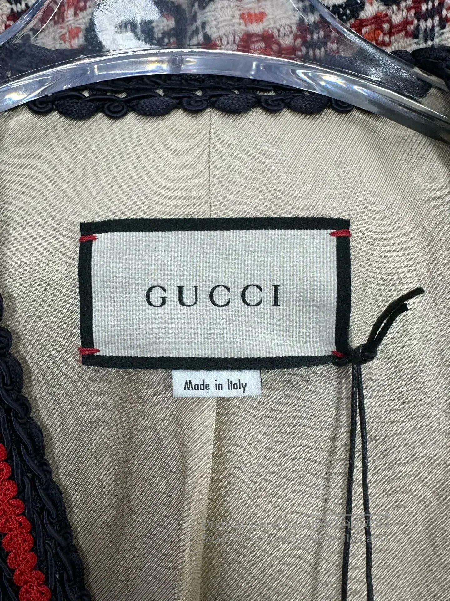 Gucci Guicci Tweed GG old logo small Chanel-style openwork cardi Size S / US 4 / IT 40 - 3 Thumbnail