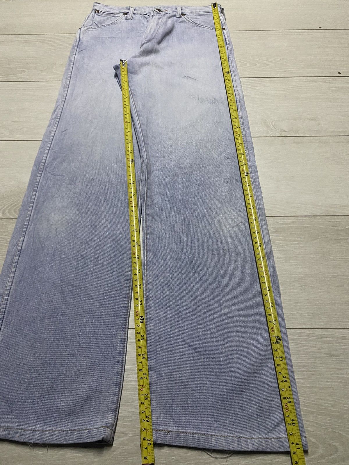Gant × Wrangler True Vintage Wrangler Japan Light Wash Loose Jeans Size US 28 / EU 44 - 13 Thumbnail
