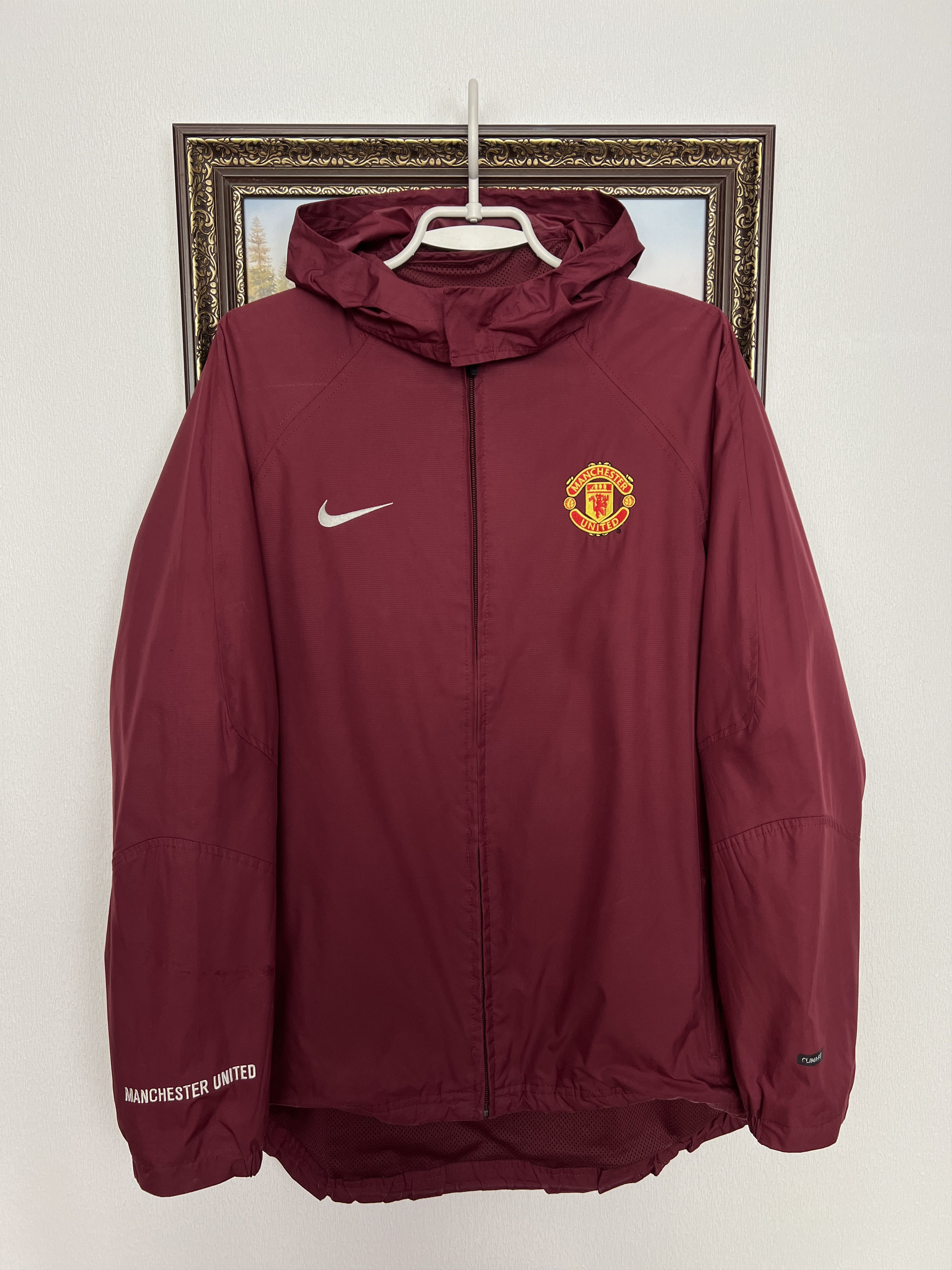 Nike Manchester United Hooded Jacket Windbreaker Track Top Size US M / EU 48-50 / 2 - 1 Thumbnail