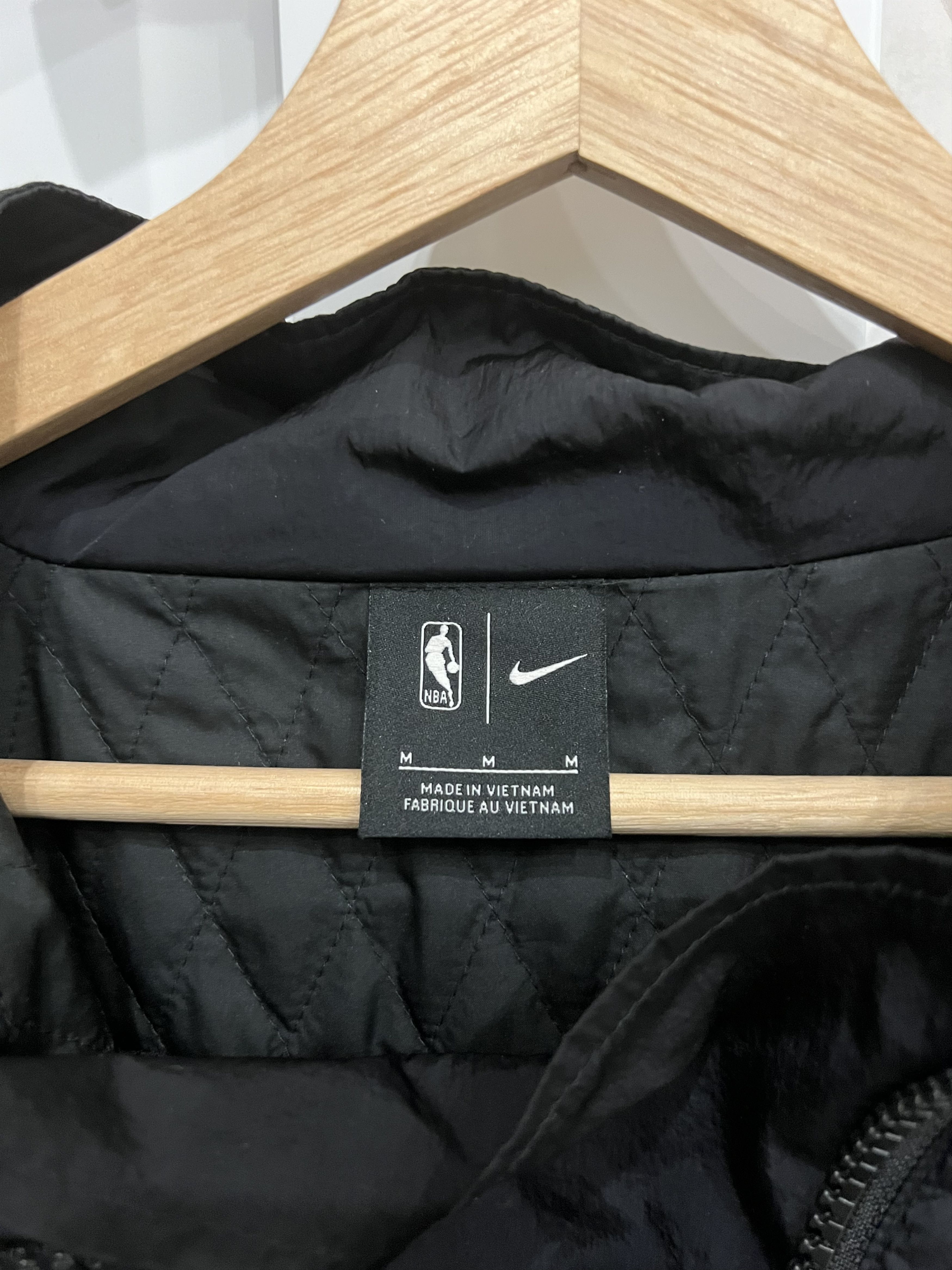 Nike × Vintage Nike Black NBA Team 31 Courtside Half-Zip Jacket Size US M / EU 48-50 / 2 - 6 Thumbnail