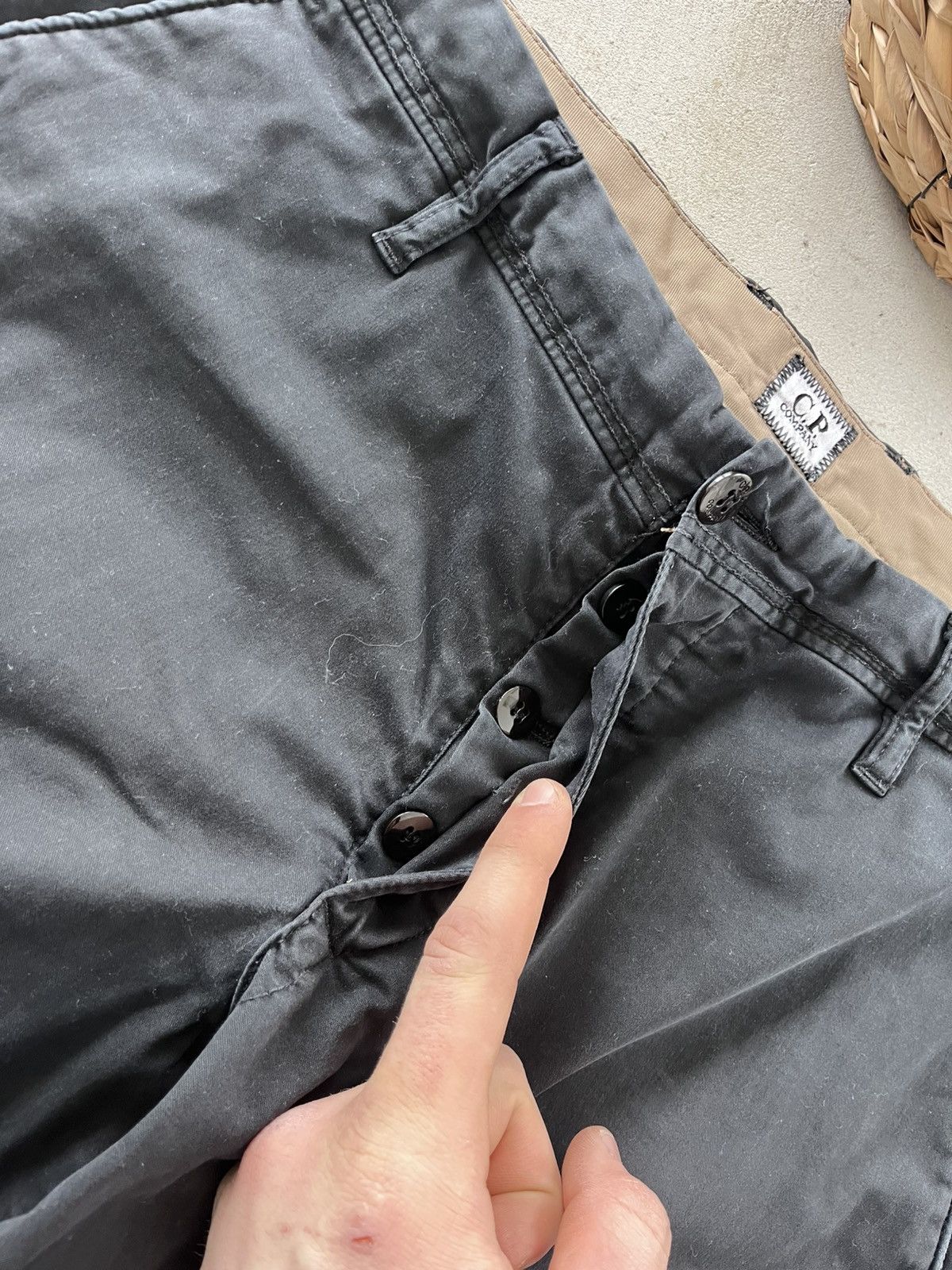 C.P. Company Vintage CP Company Black Slim Cargo Pants Casual Size US 34 / EU 50 - 9 Thumbnail