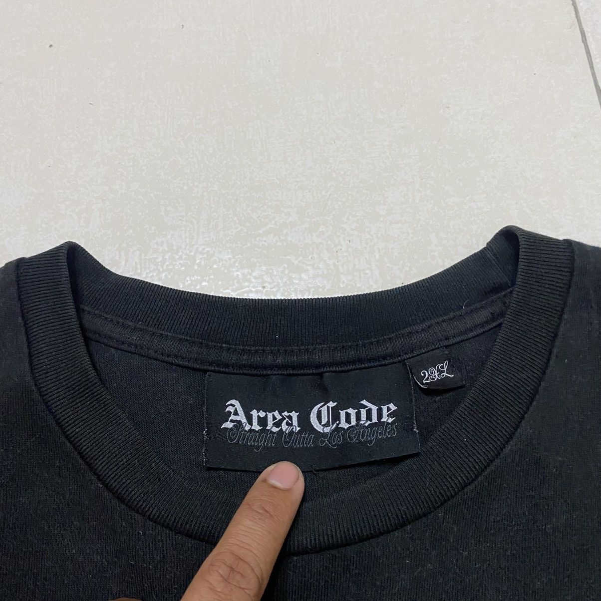 Vintage Los Angeles Area Code Nig*az With Attitude Tshirt Size US XXL / EU 58 / 5 - 3 Thumbnail