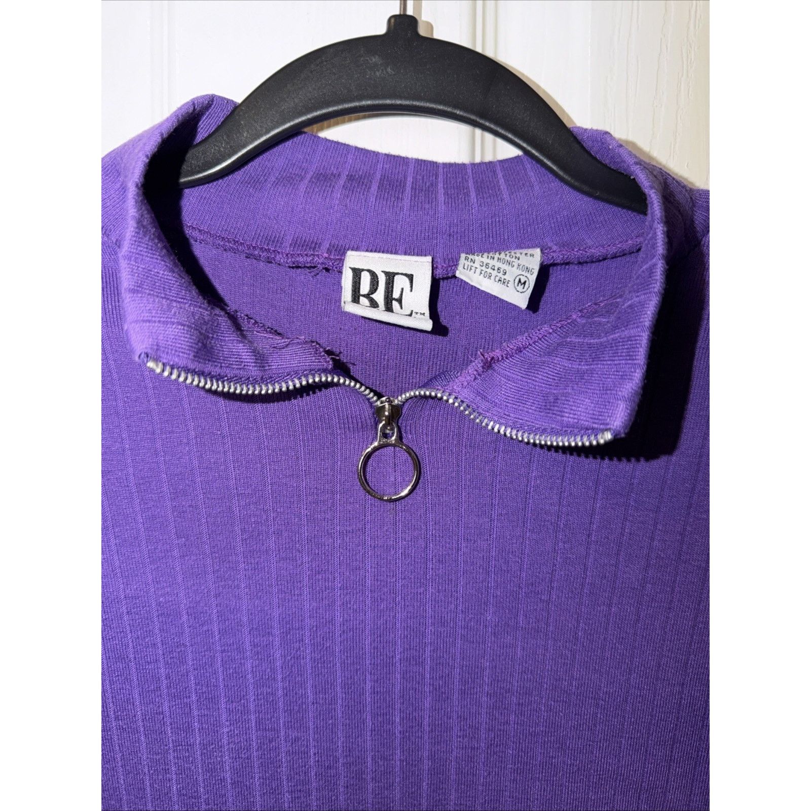 & Other Stories Women's BE Purple Pullover Sweater Short Sleeve Size Medium Size M / US 6-8 / IT 42-44 - 3 Thumbnail
