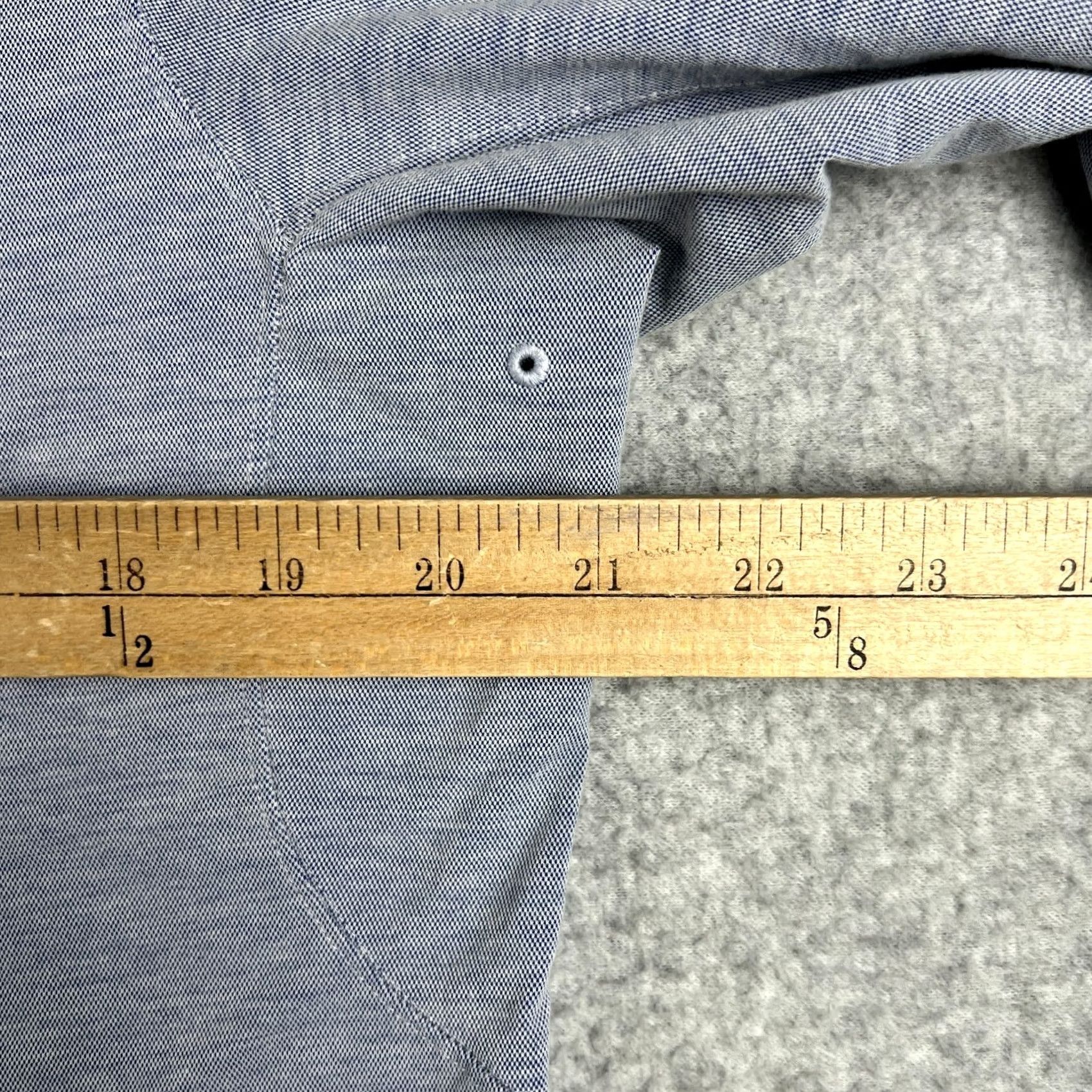 Lululemon Lululemon Commission Stretch Long Sleeve Button Shirt Large Blue Performance Size US L / EU 52-54 / 3 - 4 Thumbnail